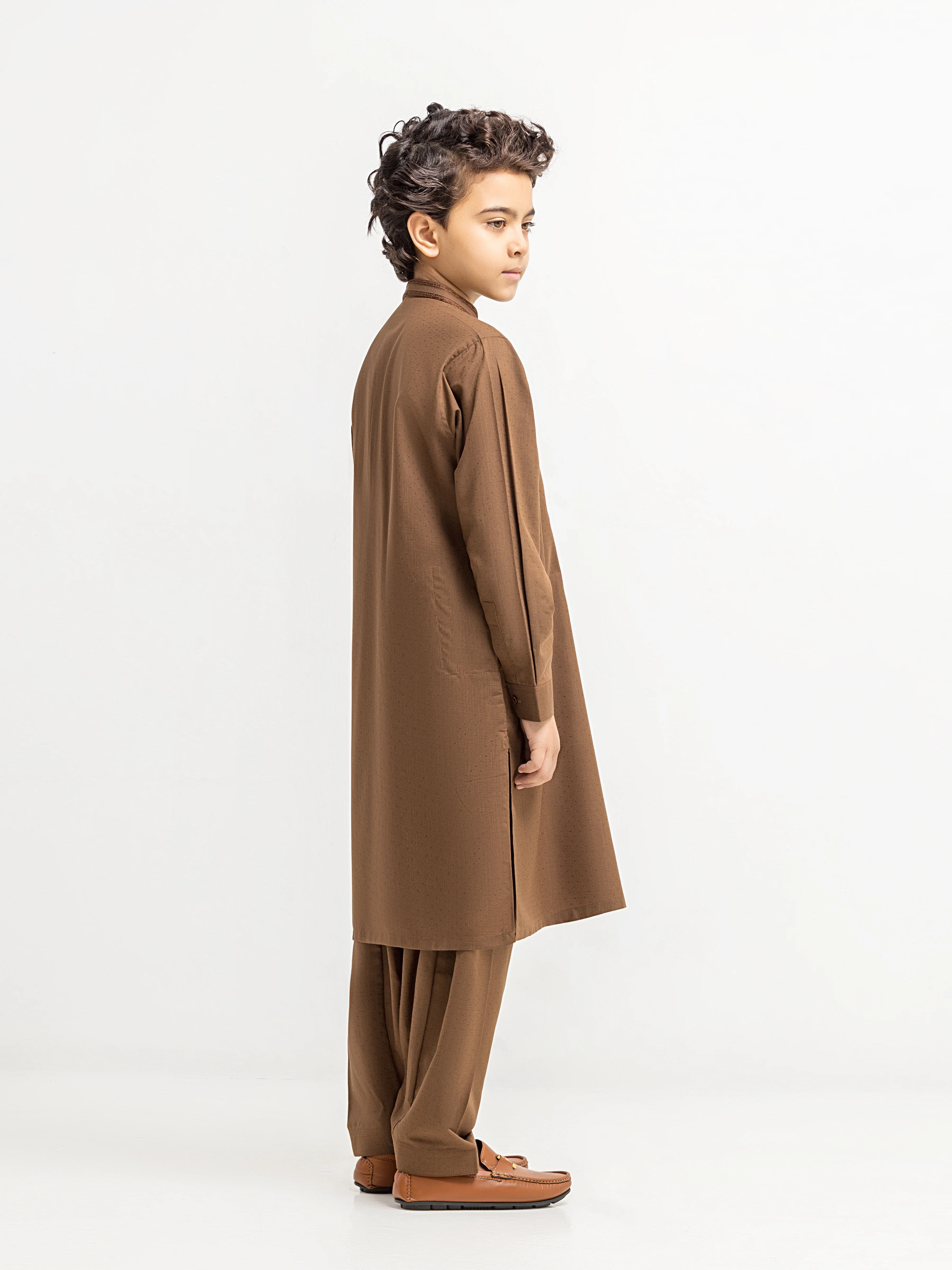 Embroidered Blended Shalwar Kameez - EBTKS6-4104 - Image 5