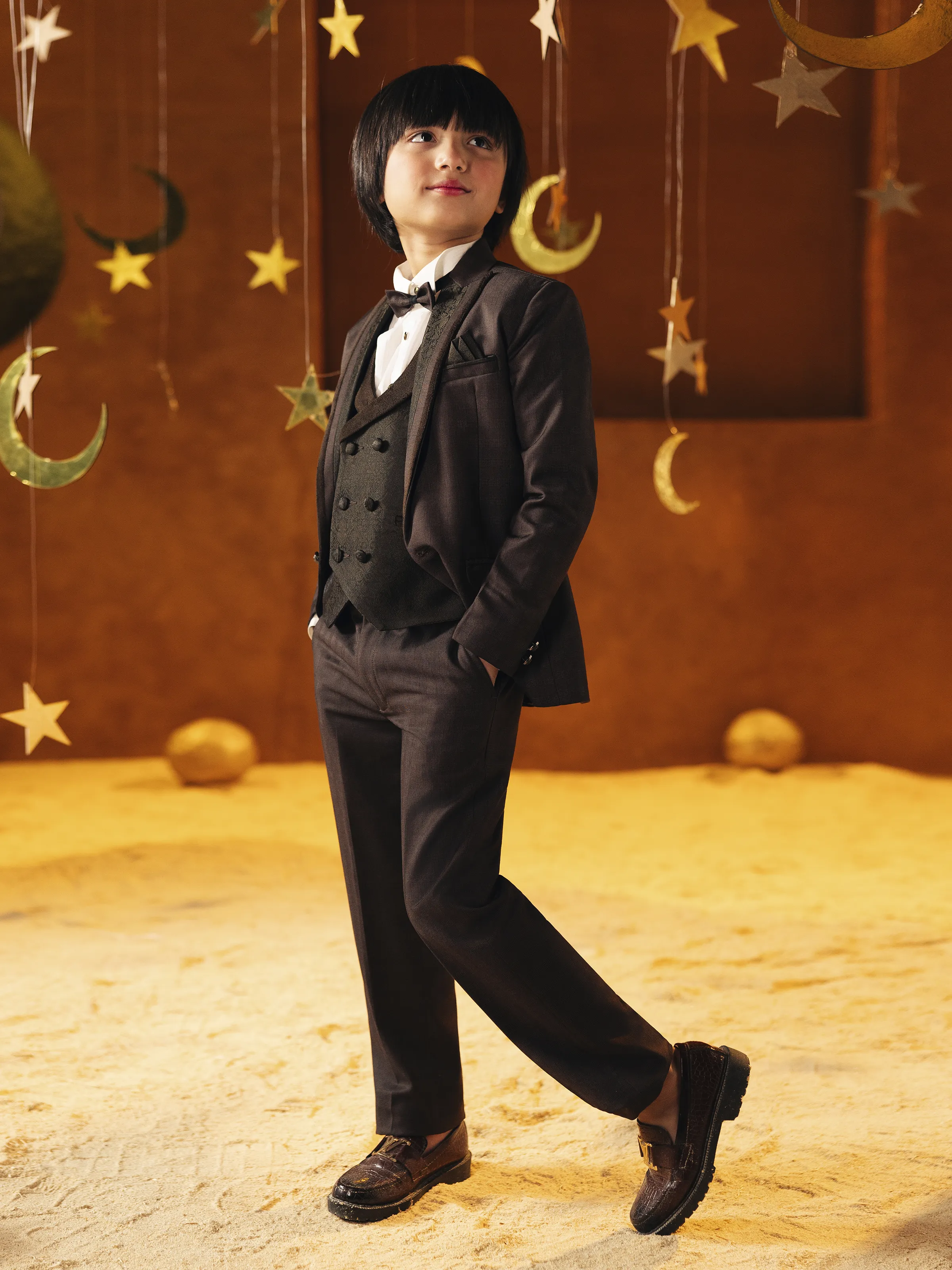 Notch Collar Tuxedo Suit - EBTCPC5-4511 - Image 3