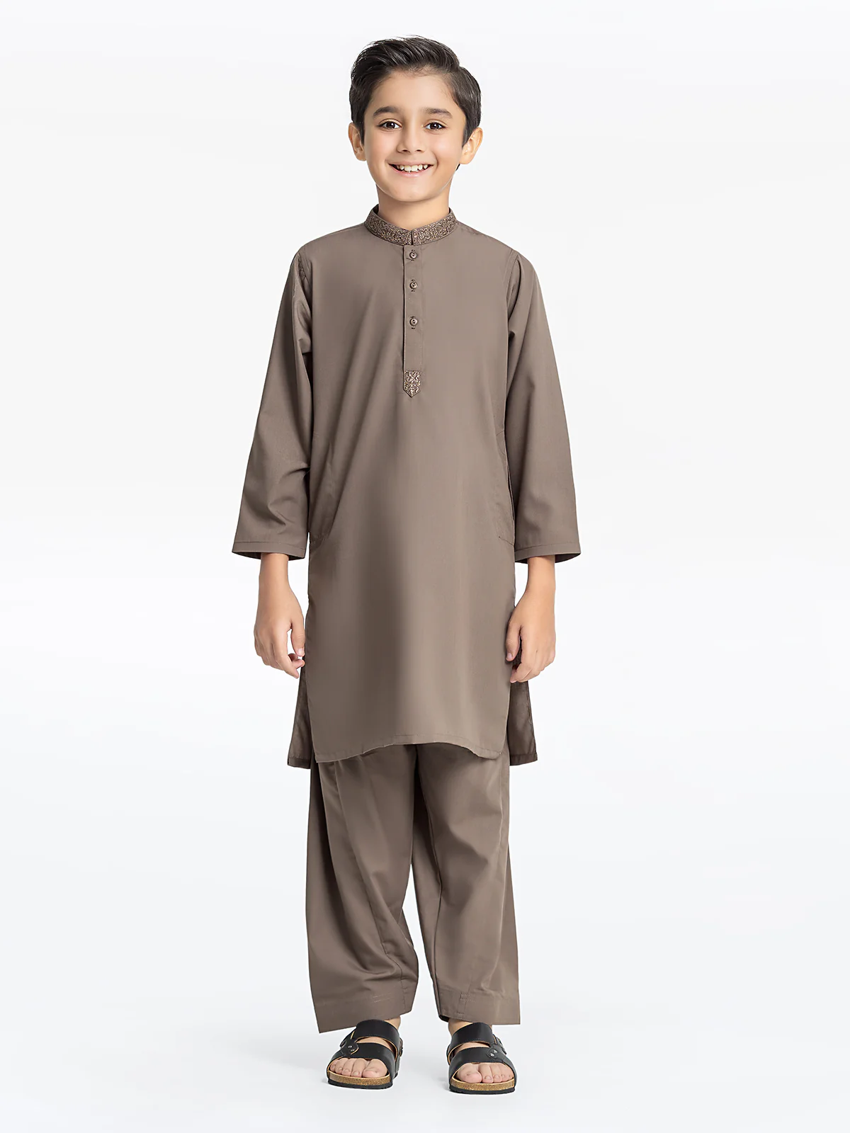 Embroidered Blended Shalwar Kameez - EBTKS24-3968