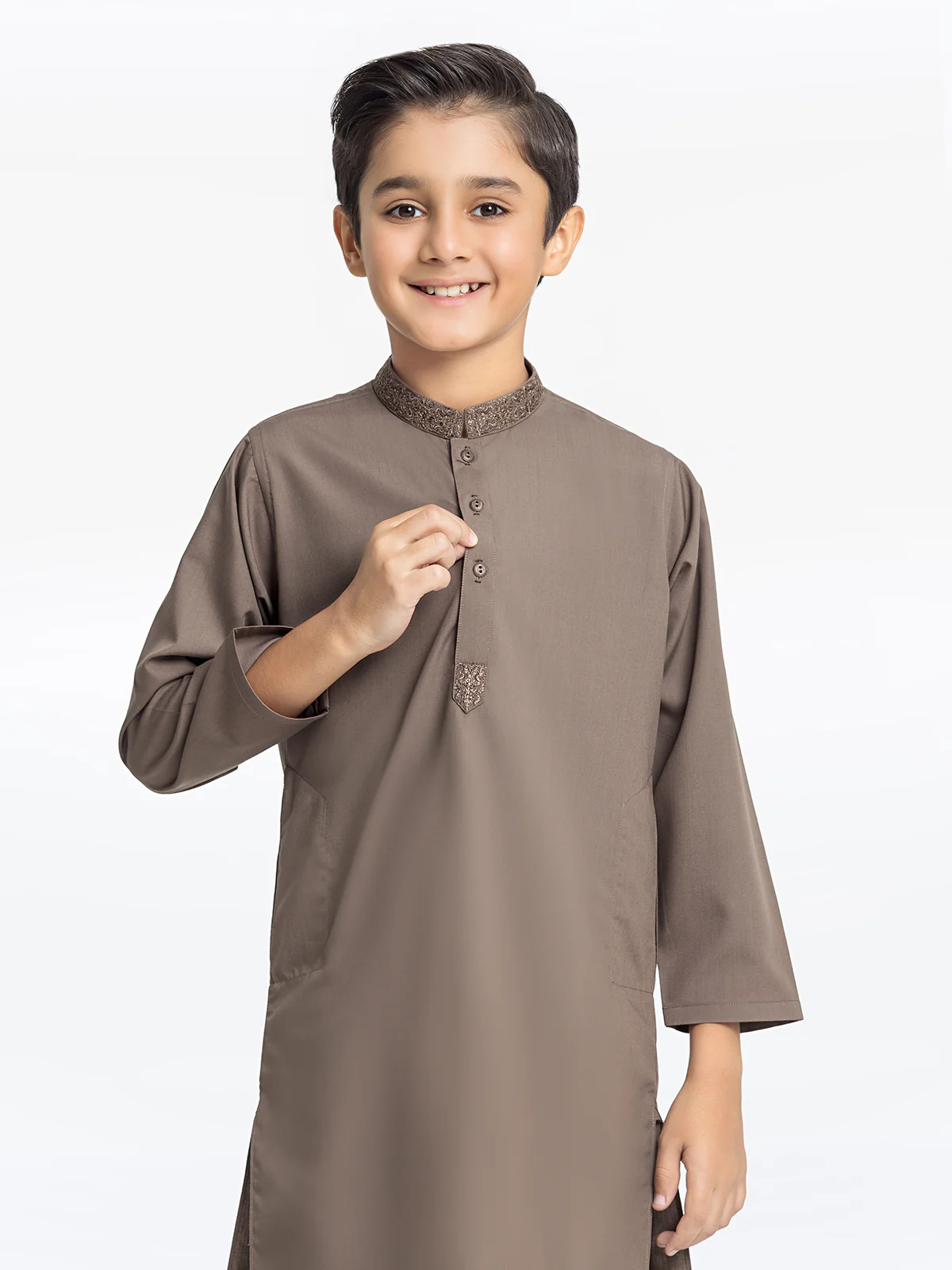 Embroidered Blended Shalwar Kameez - EBTKS24-3968 - Image 2