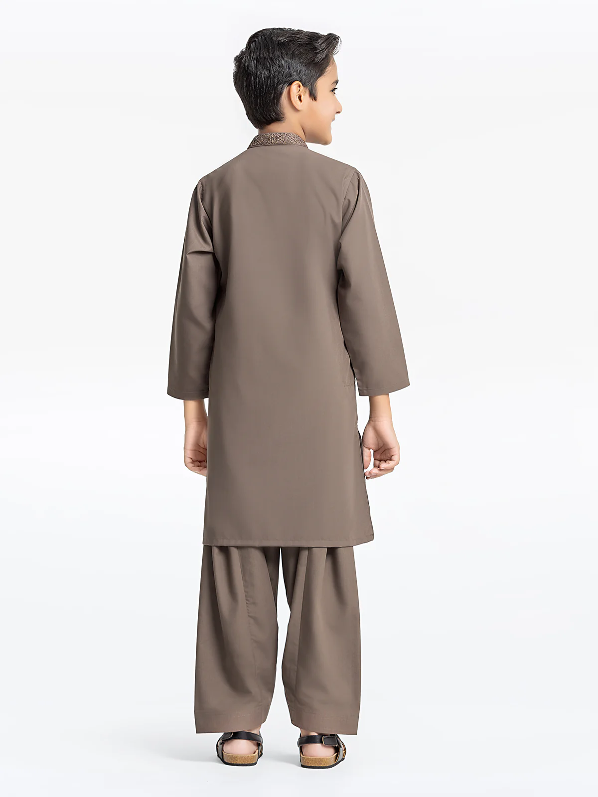 Embroidered Blended Shalwar Kameez - EBTKS24-3968 - Image 4