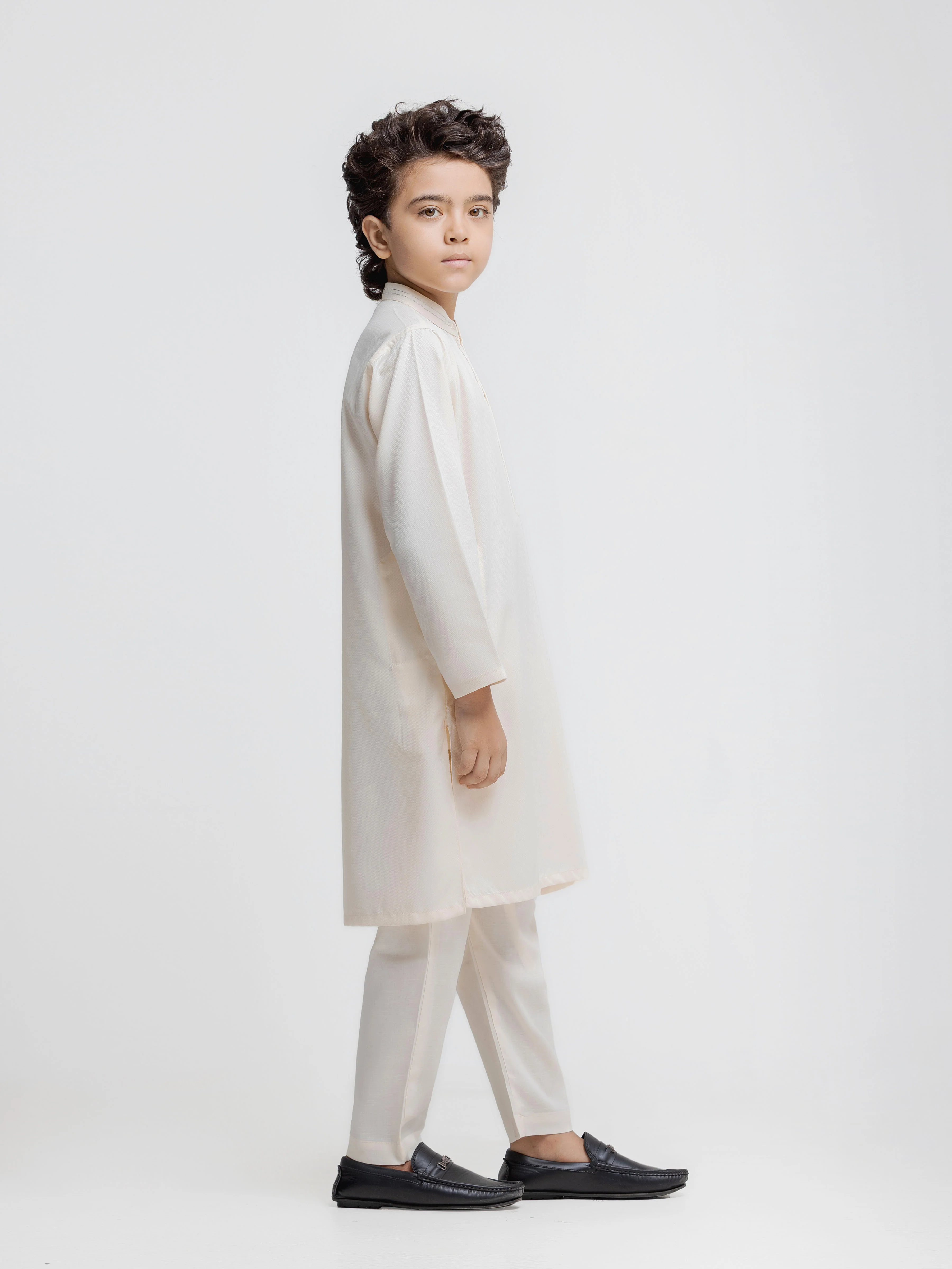 Embroidered Dobby Kurta Pajama - EBTKP6-033 - Image 4
