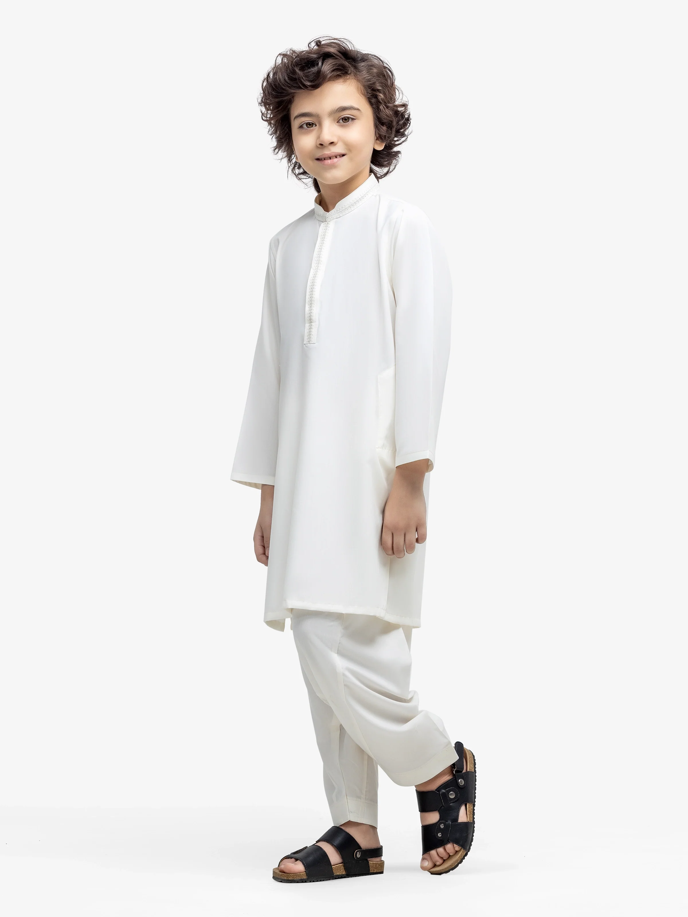 Embroidered Blended Shalwar Kameez - EBTKS25-4007 - Image 4