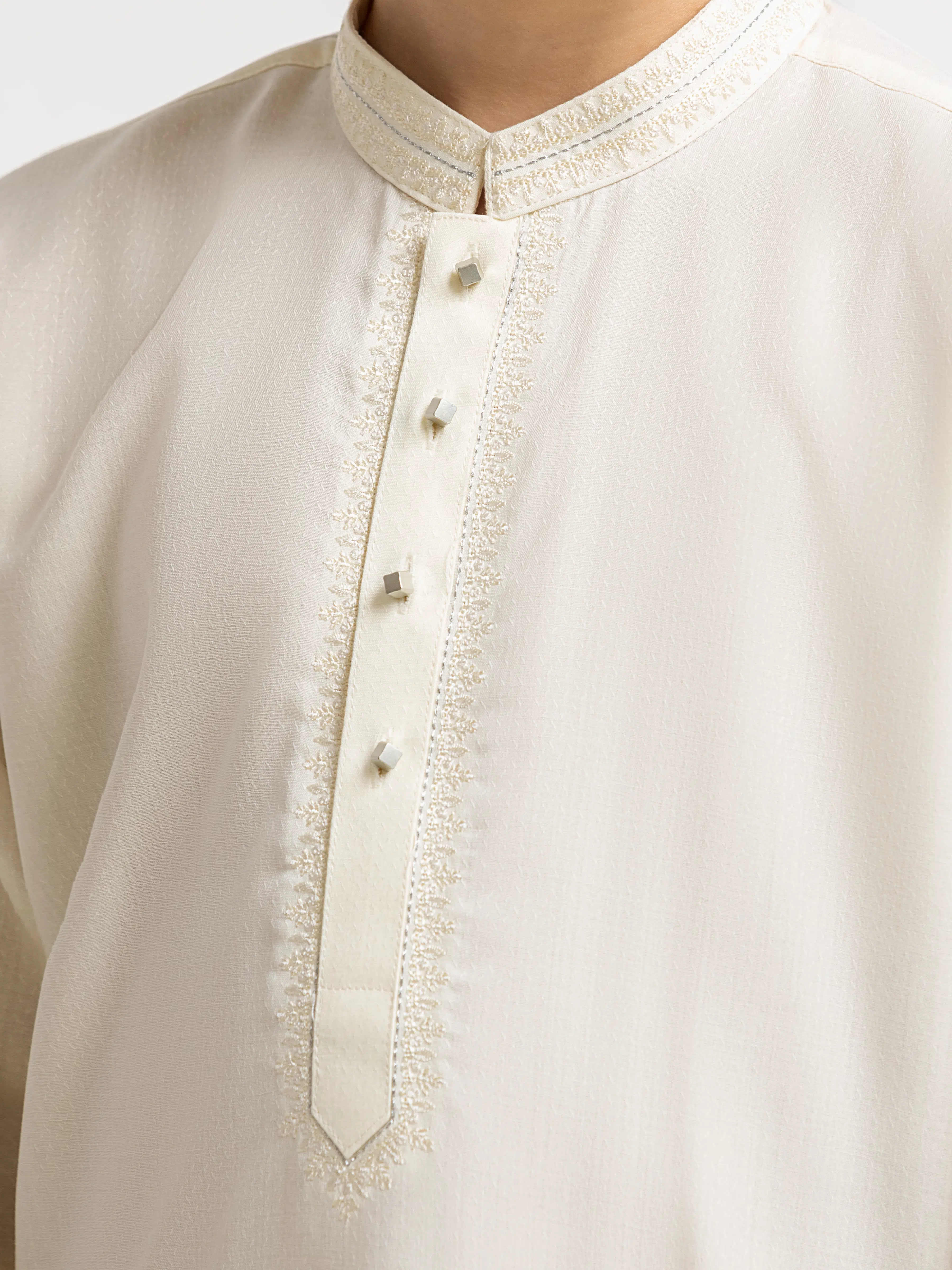 Embroidered Blended Shalwar Kameez - EBTKS6-4088 - Image 3