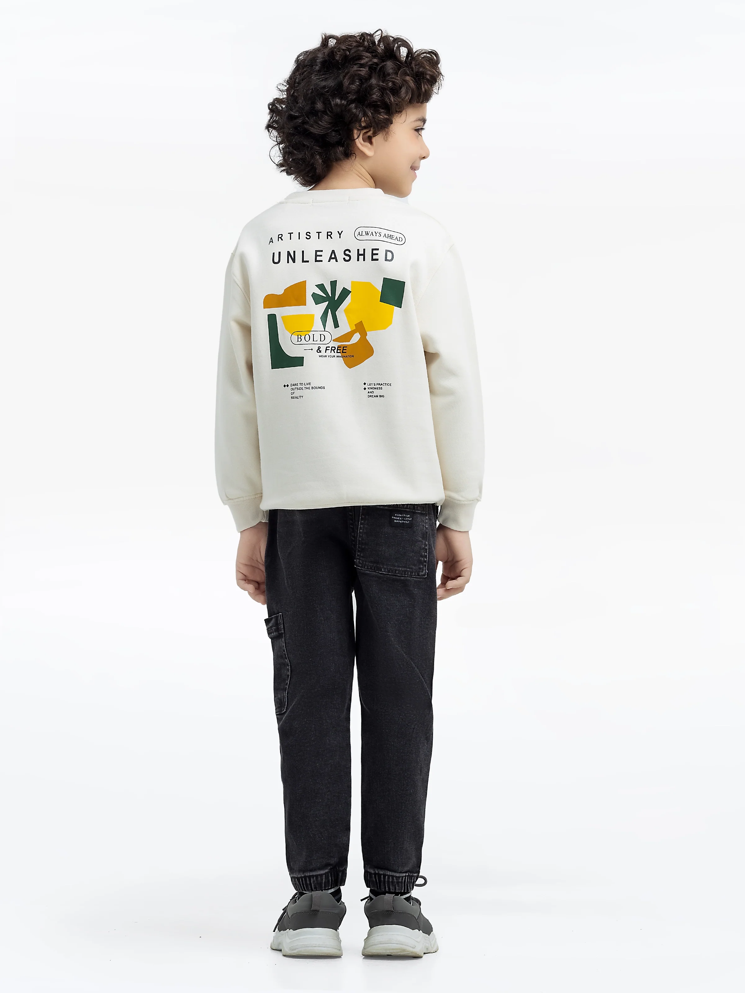 Crew Neck Graphic Sweatshirt - EBTSS24-015 - Image 5