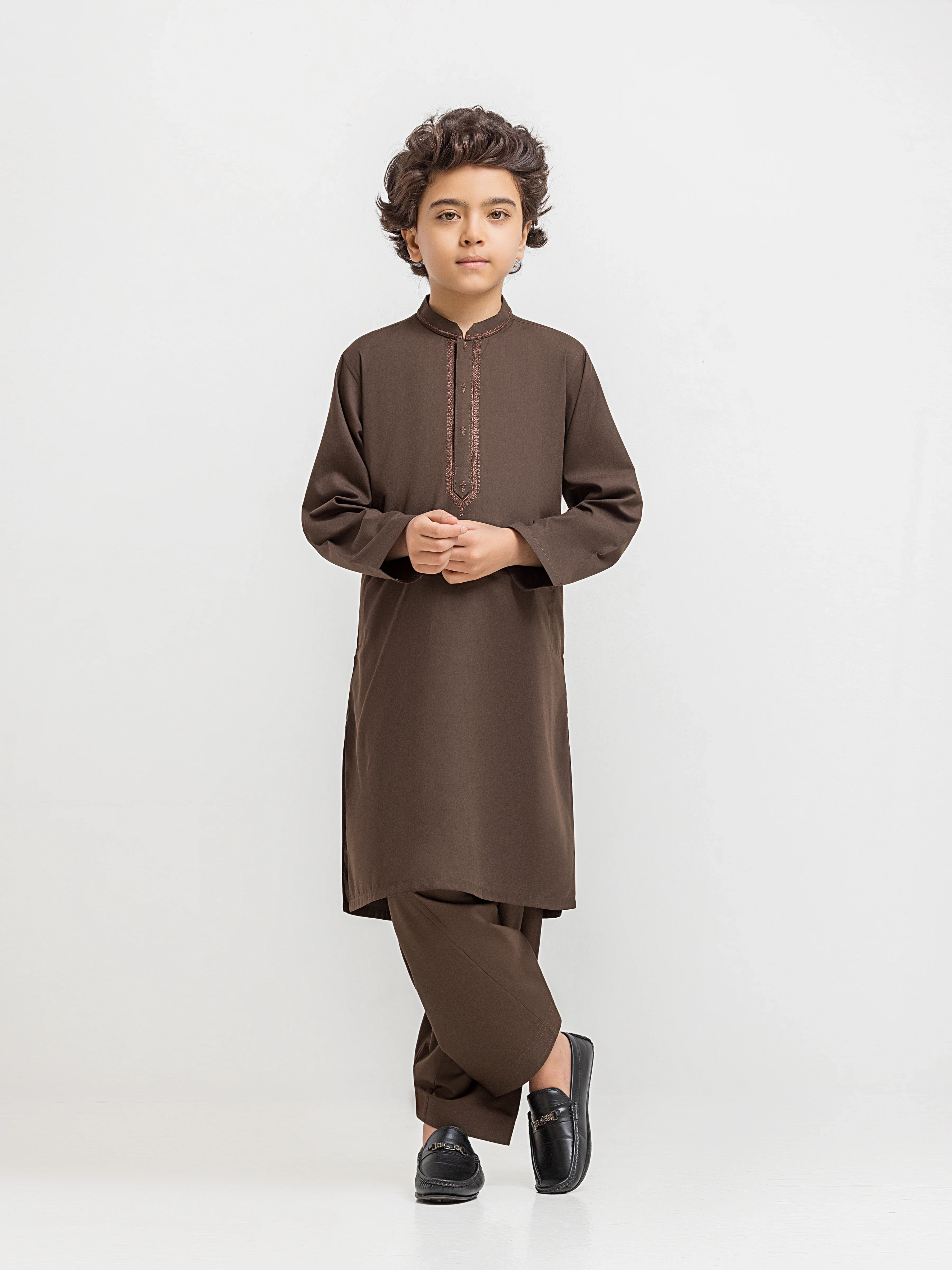 Embroidered Blended Shalwar Kameez - EBTKS5-4074