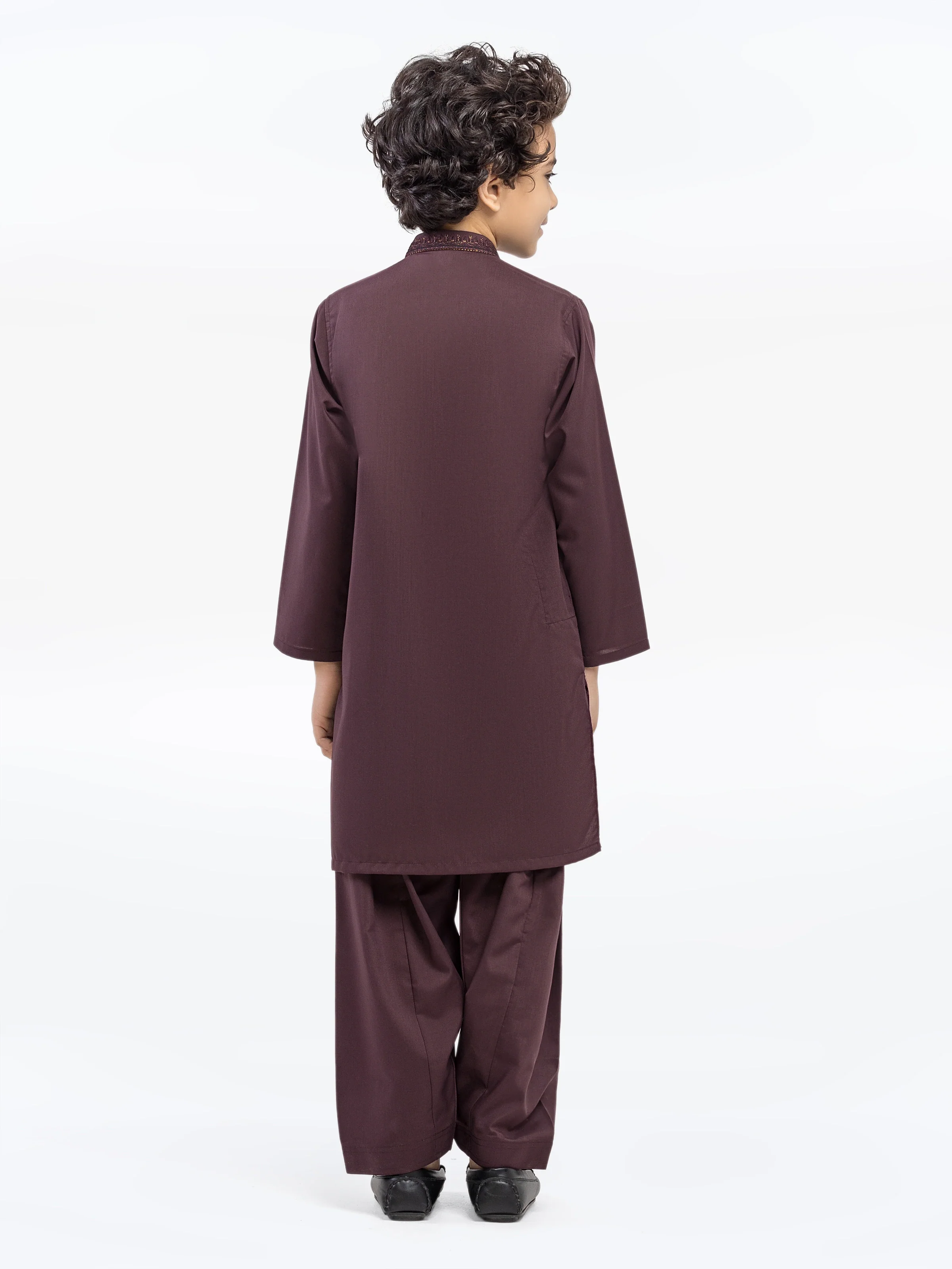 Embroidered Blended Shalwar Kameez - EBTKS5-4035 - Image 5
