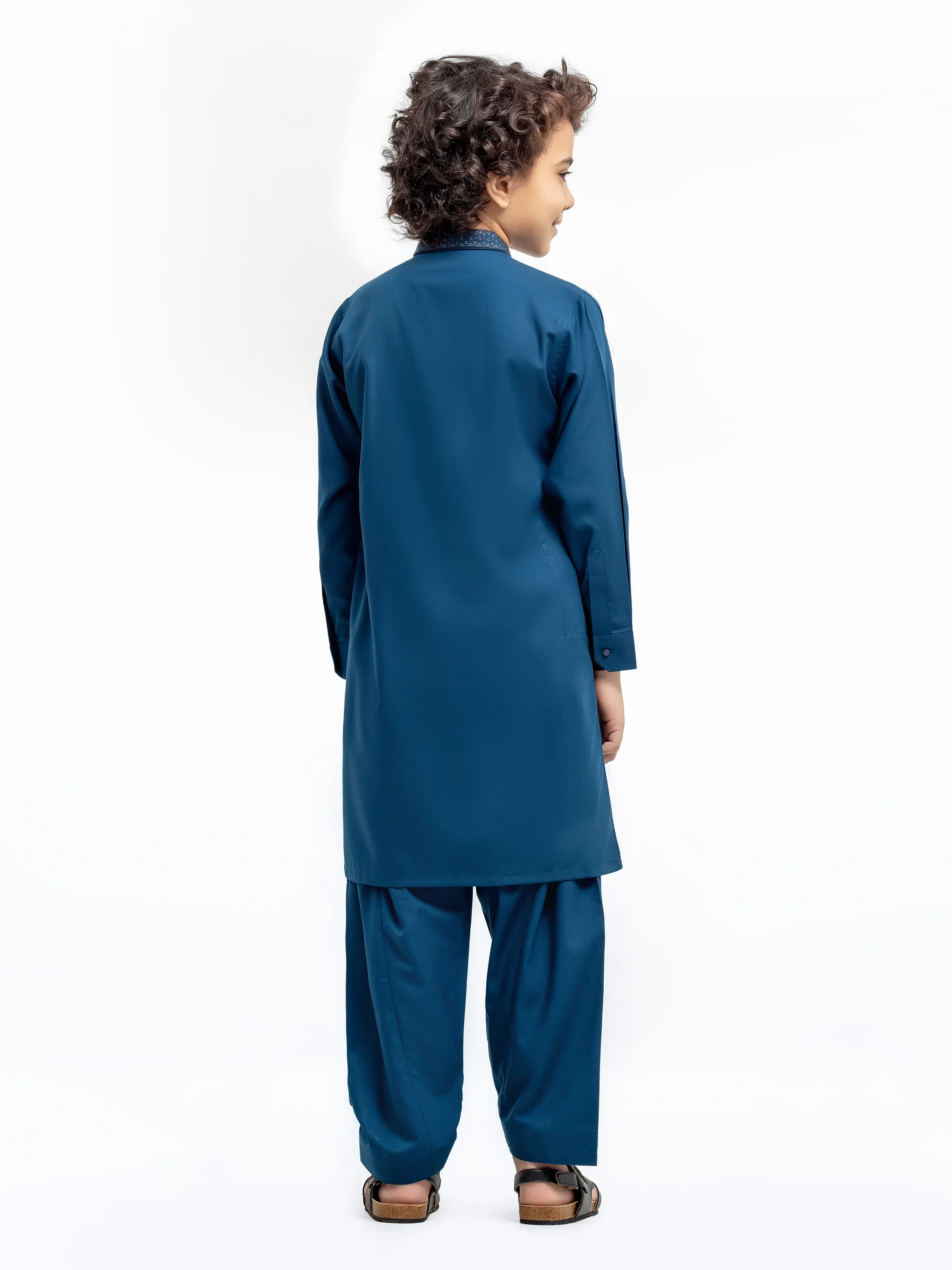 Embroidered Blended Shalwar Kameez - EBTKS24-3986 - Image 5