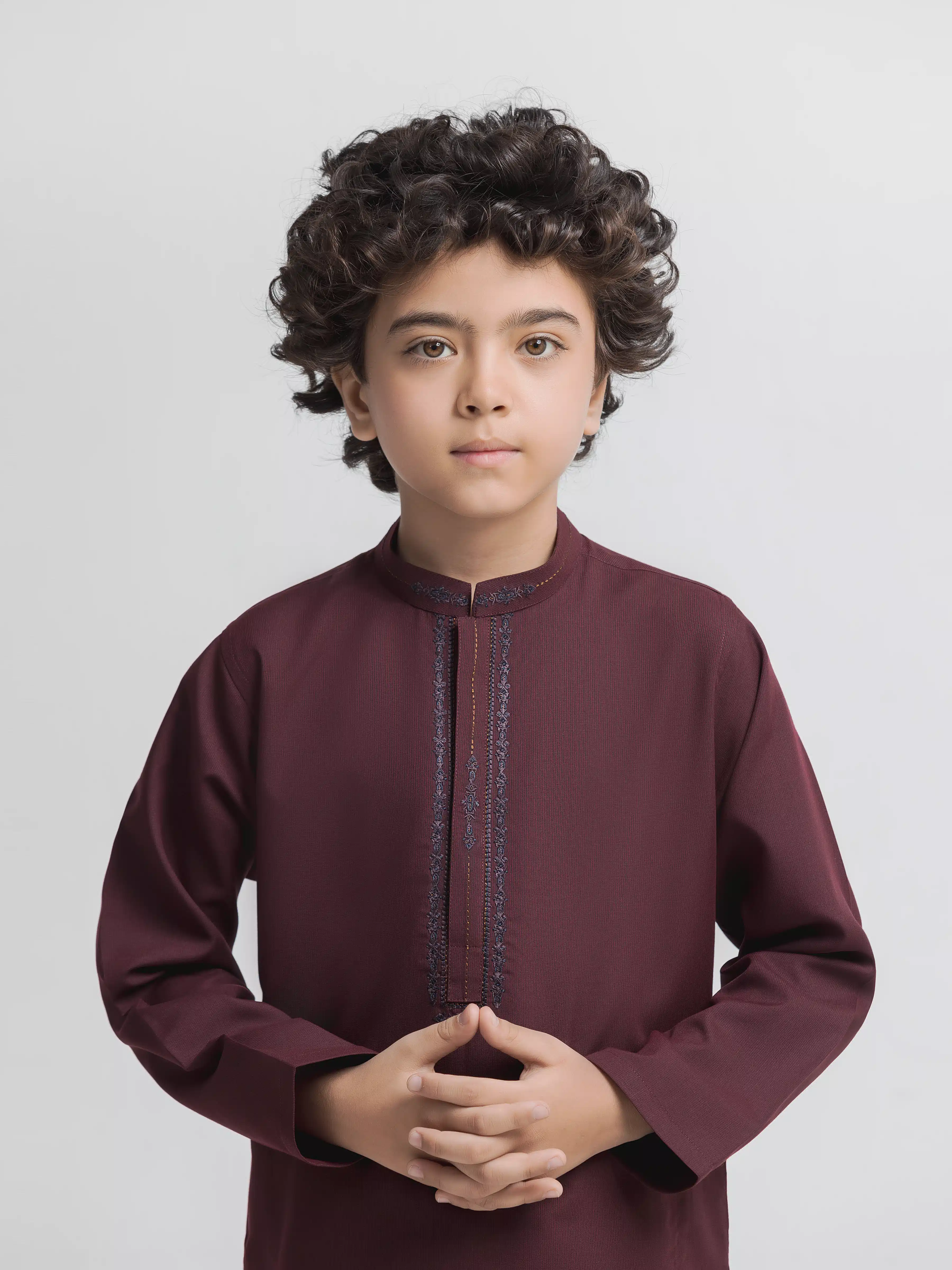 Embroidered Blended Shalwar Kameez - EBTKS6-4098 - Image 2