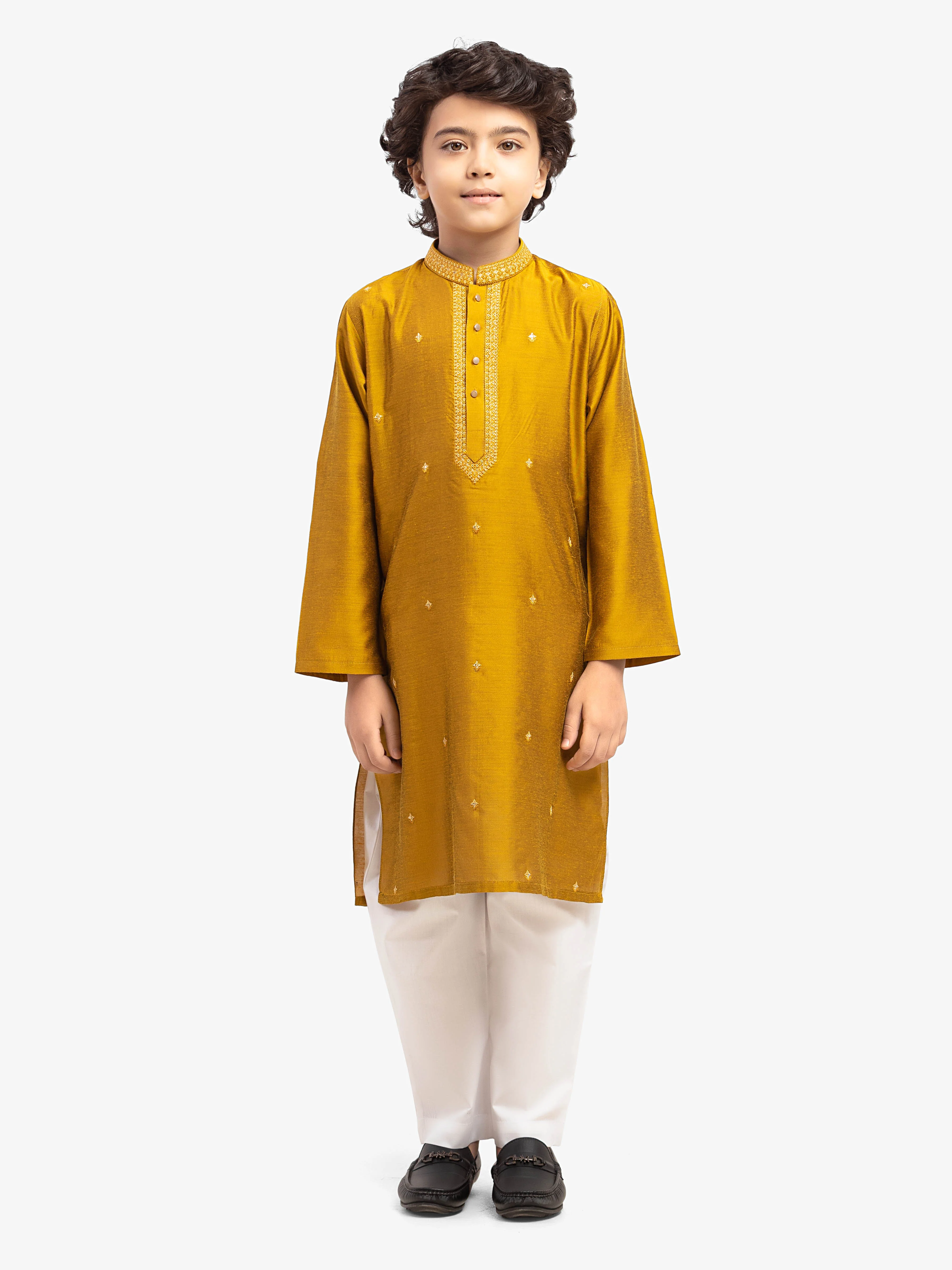 Embroidered Blended Kurta - EBTKC5-026