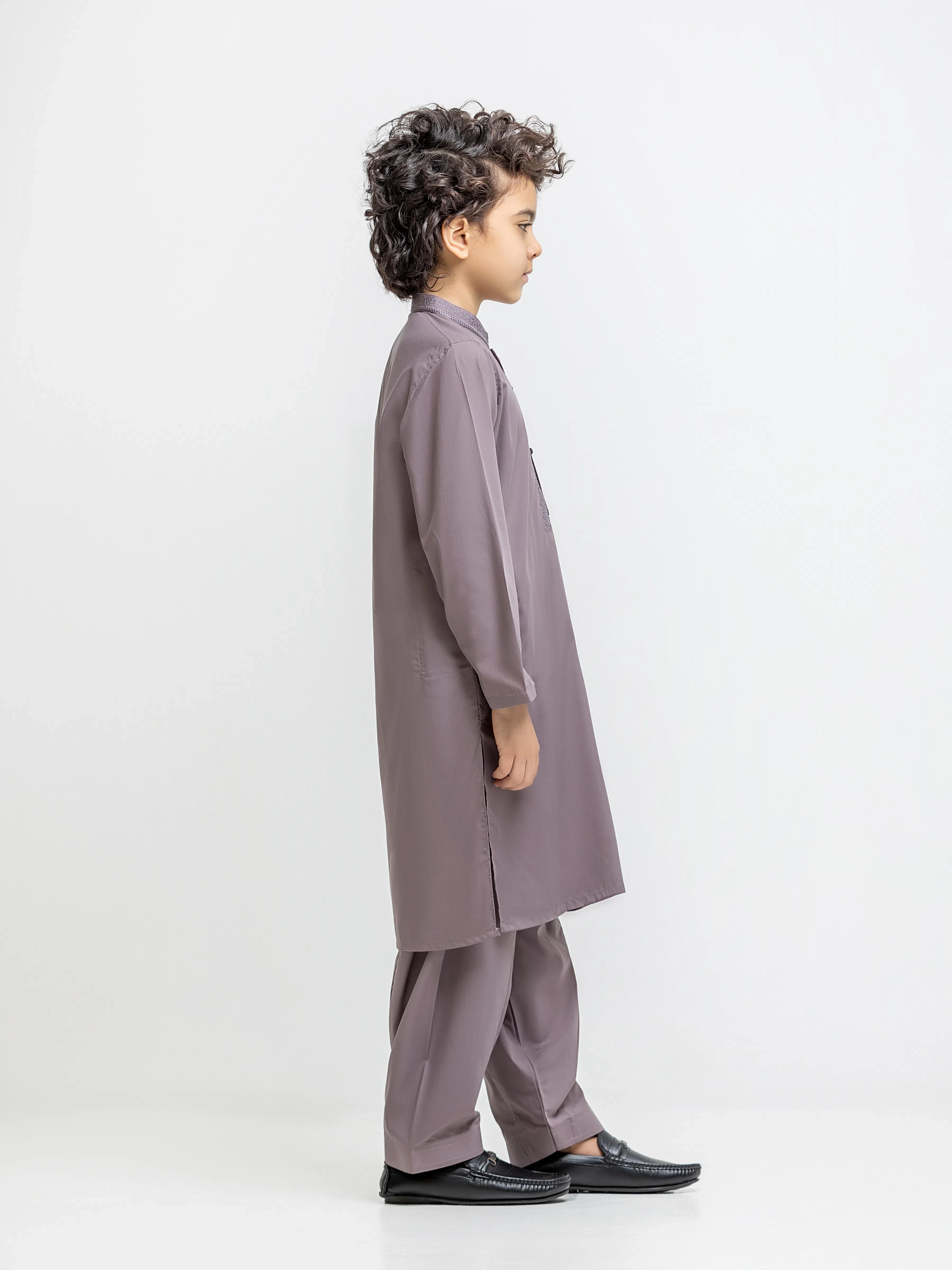 Embroidered Blended Shalwar Kameez - EBTKS5-4066 - Image 5