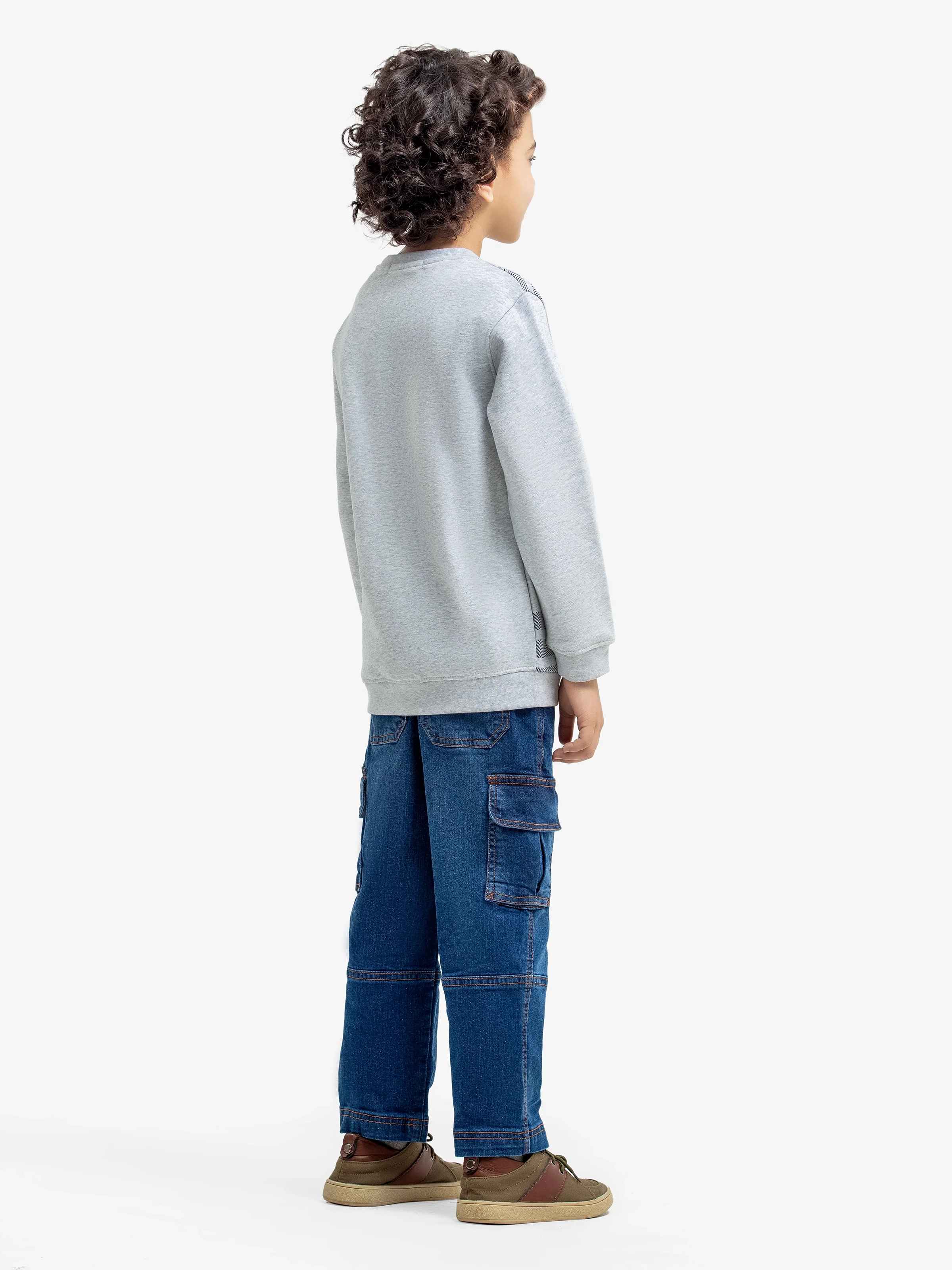 Crew Neck Graphic Sweatshirt - EBTSS24-013 - Image 5