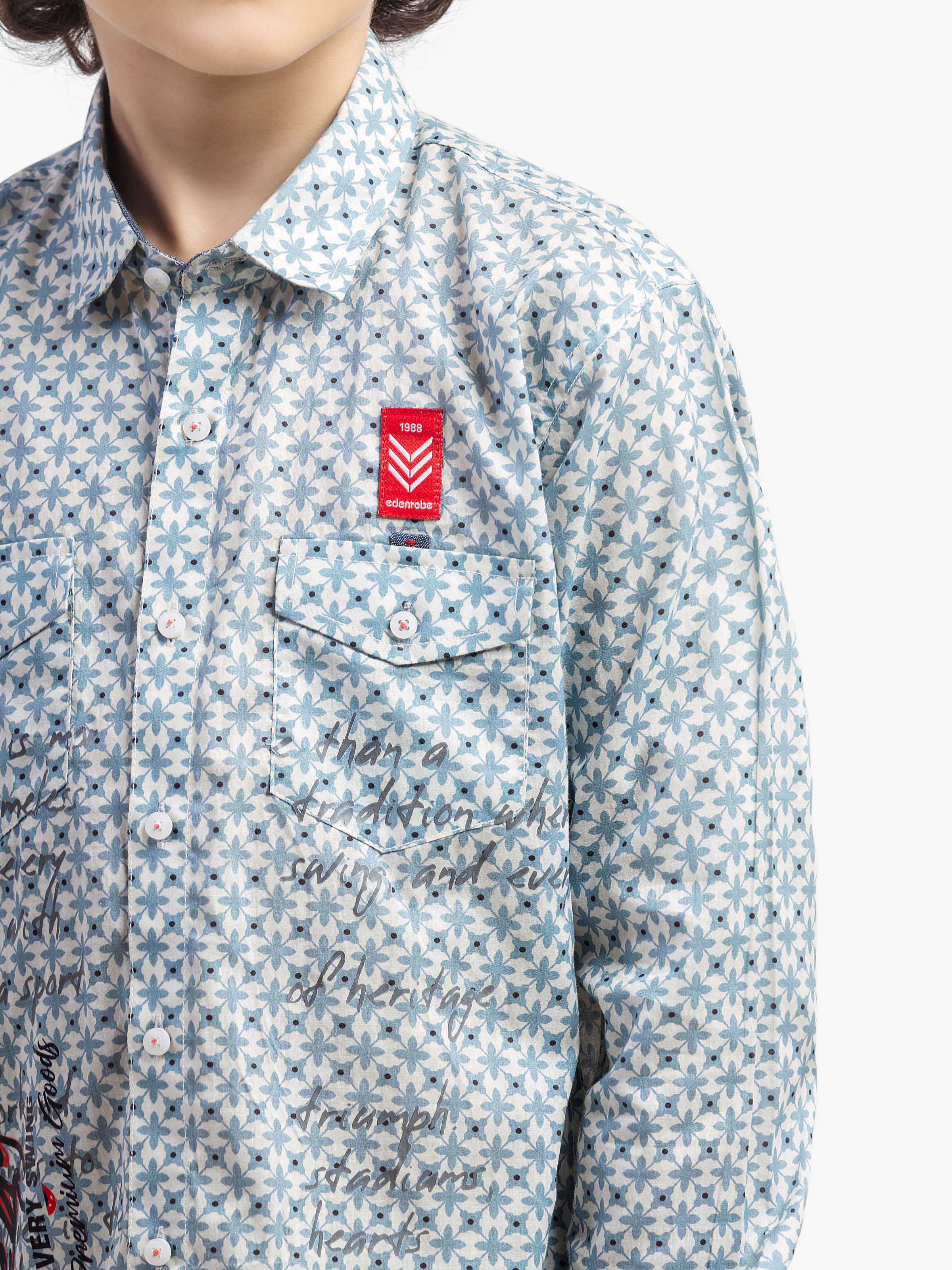 Printed Shirt - EBTSF5-27659 - Image 4