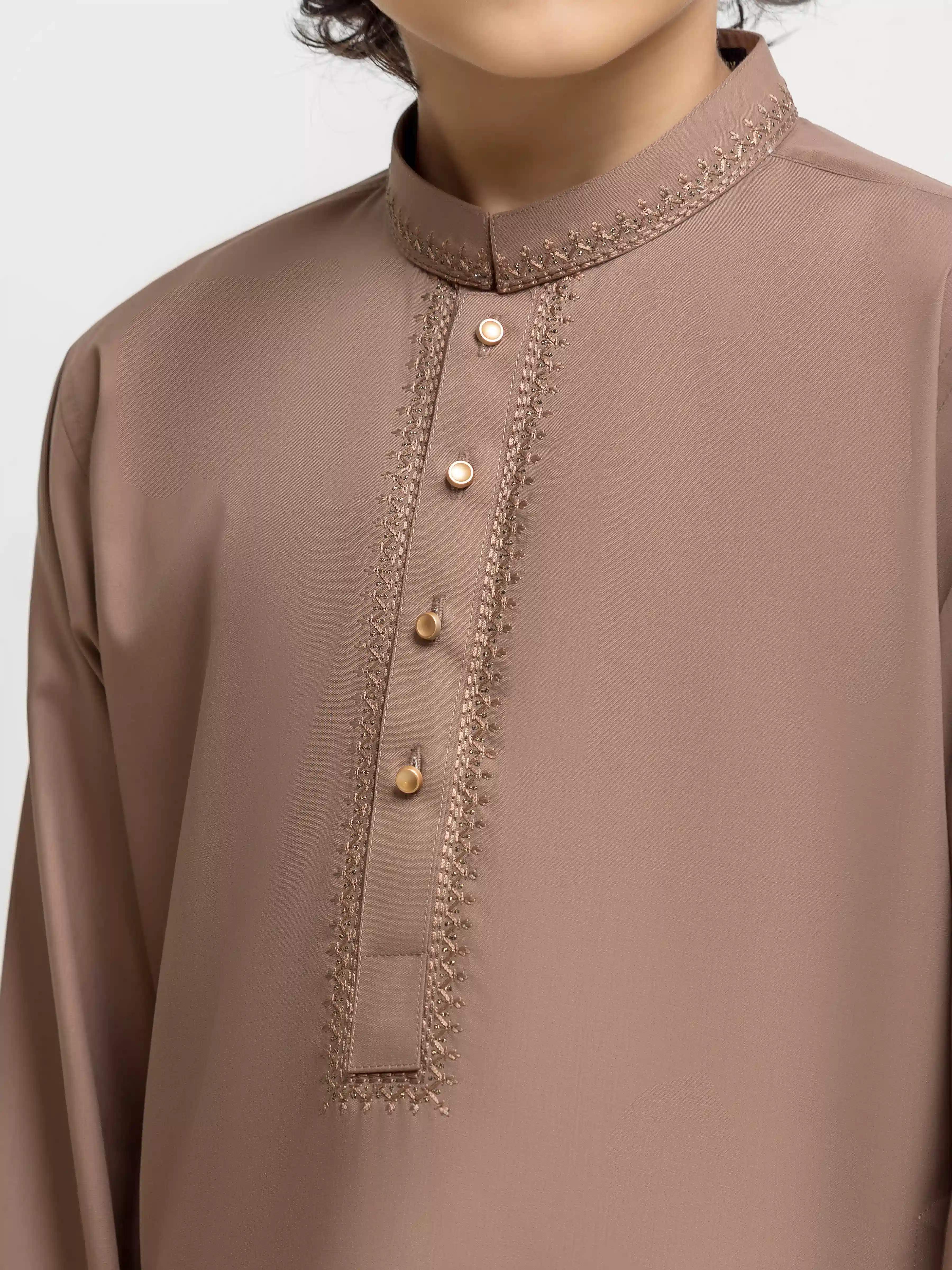 Embroidered Blended Shalwar Kameez - EBTKS5-4072 - Image 3