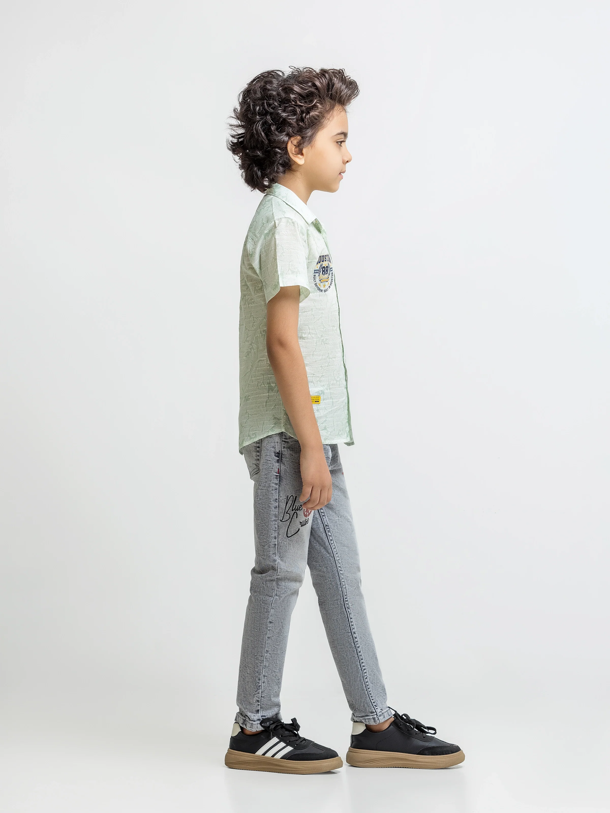 Half Sleeves Printed Shirt - EBTS5-27681 - Image 4