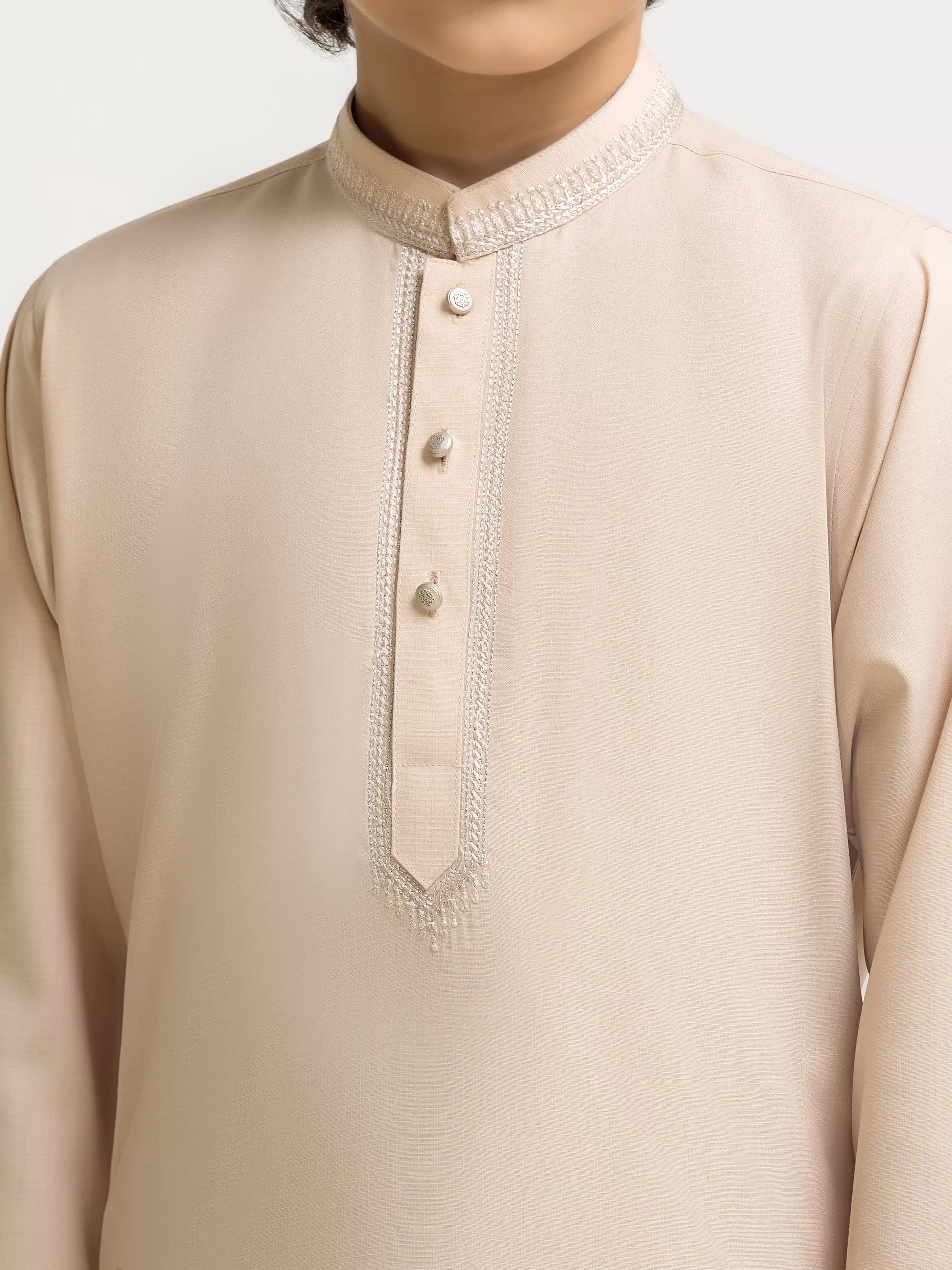 Embroidered Blended Shalwar Kameez - EBTKS5-4078 - Image 3