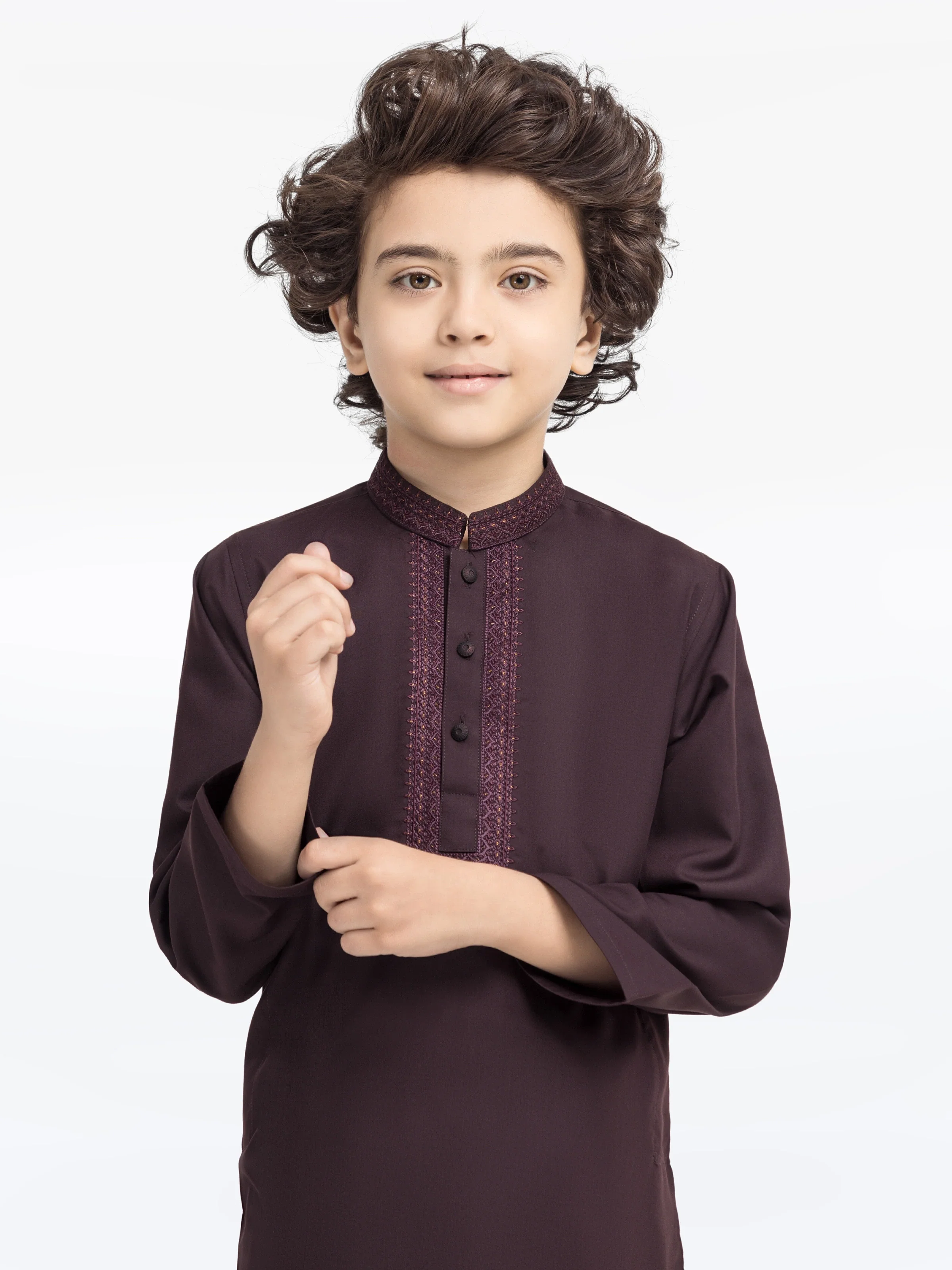 Embroidered Blended Shalwar Kameez - EBTKS5-4016 - Image 2