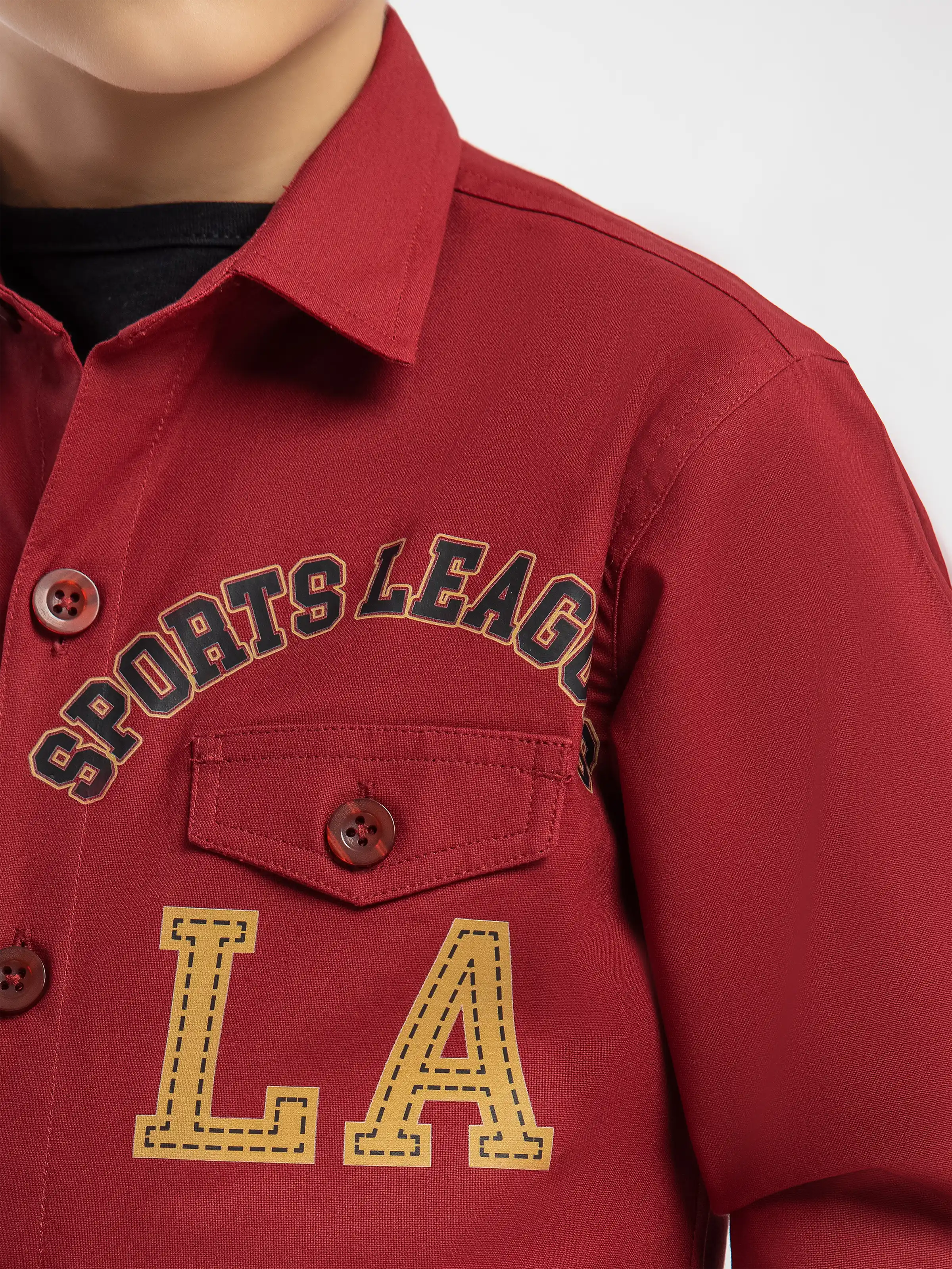 Sports League Shacket - EBTJS5-003 - Image 4