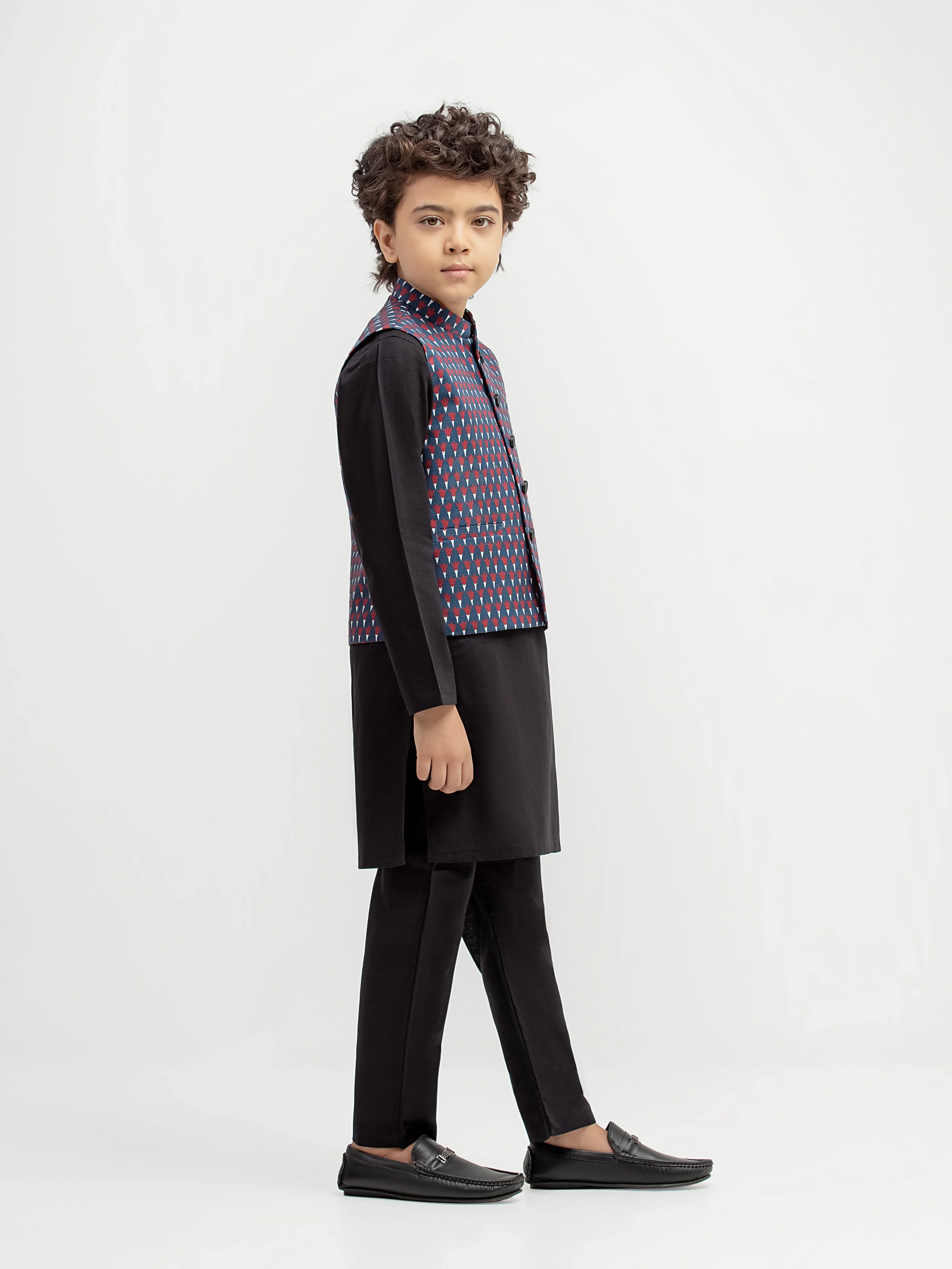 Khaddar Waistcoat Suit - ECBTWCS5-069 - Image 4