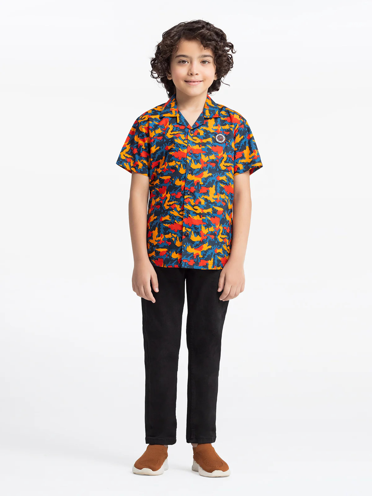 Half Sleeves Printed Shirt - EBTS24-27522 - Image 2