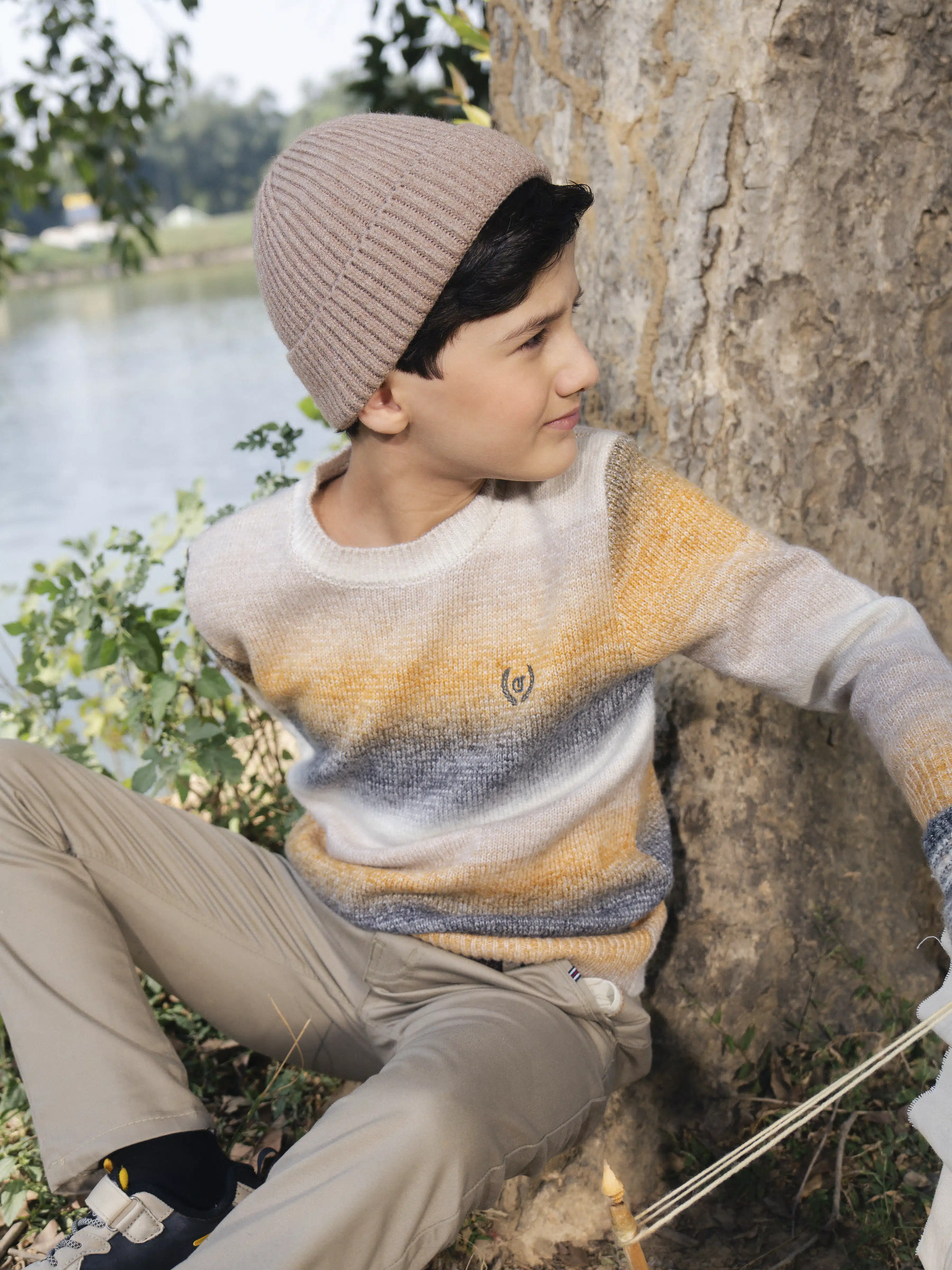 Crew Neck Woolen Sweater - EBTSWT5-001 - Image 6