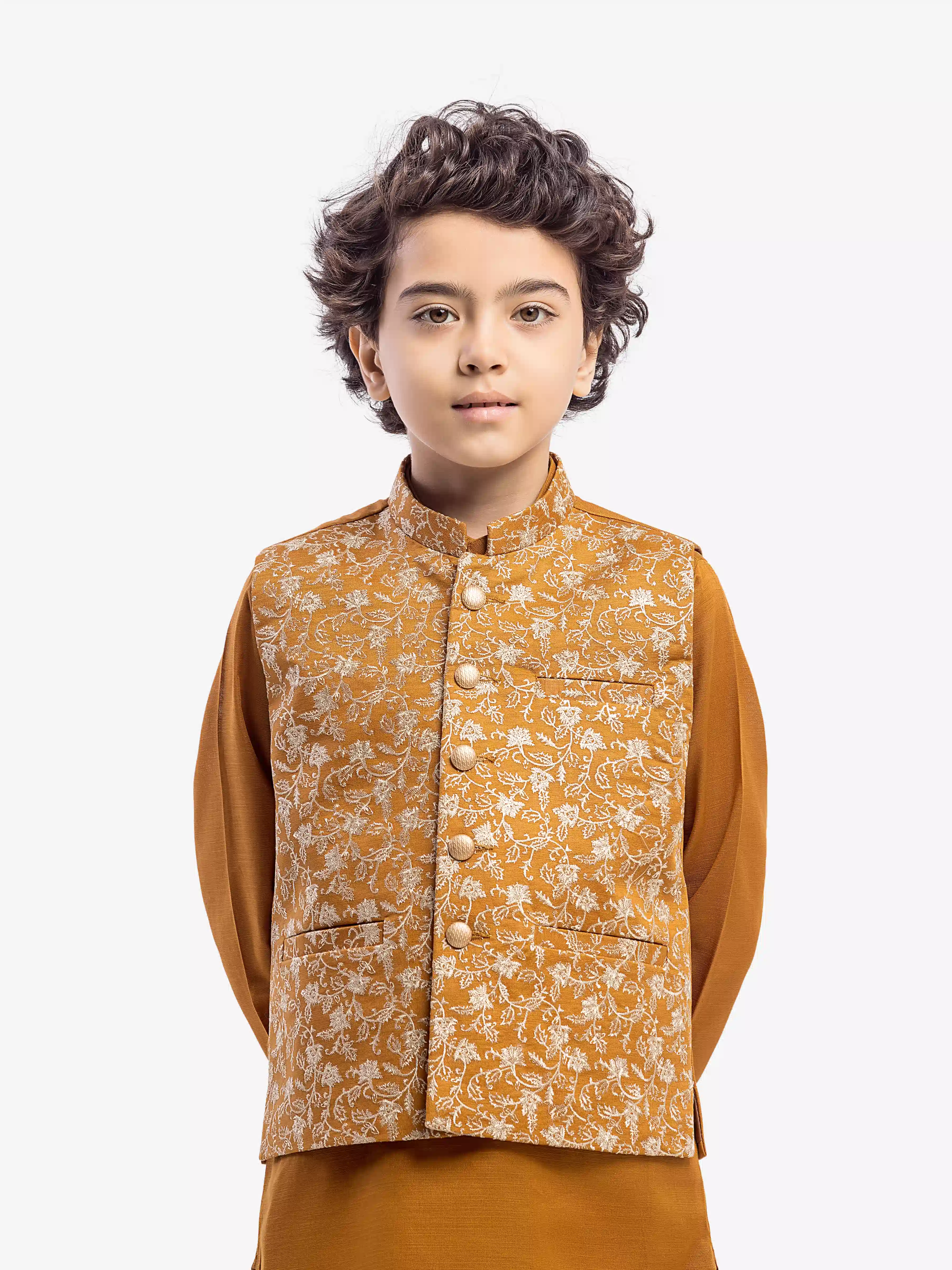 Embroidered Khaddar Waistcoat Suit - EBTWCS5-25217