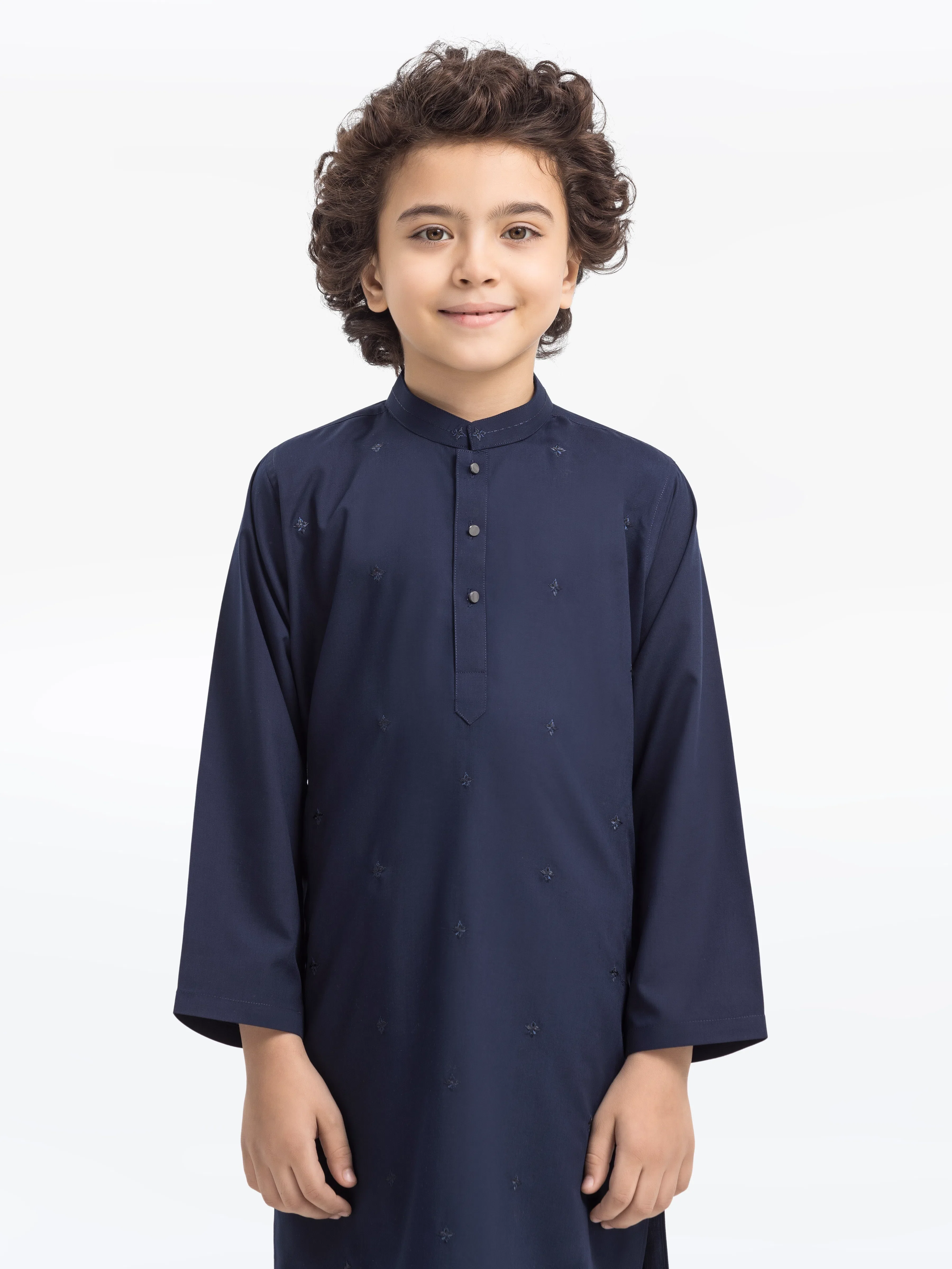 Embroidered Blended Kurta Pajama - EBTKP24-007 - Image 2
