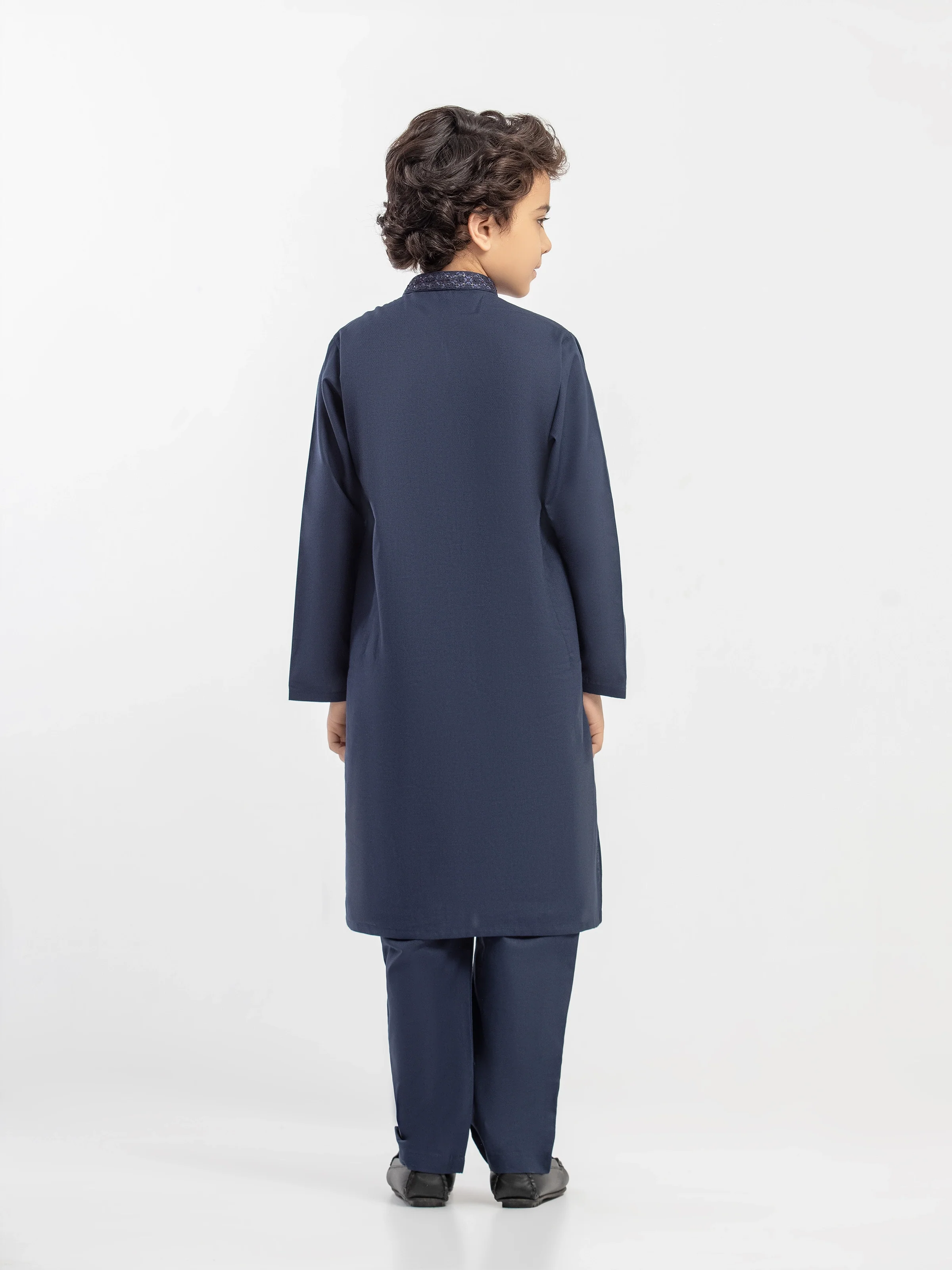 Embroidered Dobby Kurta Pajama - EBTKPC5-002 - Image 5