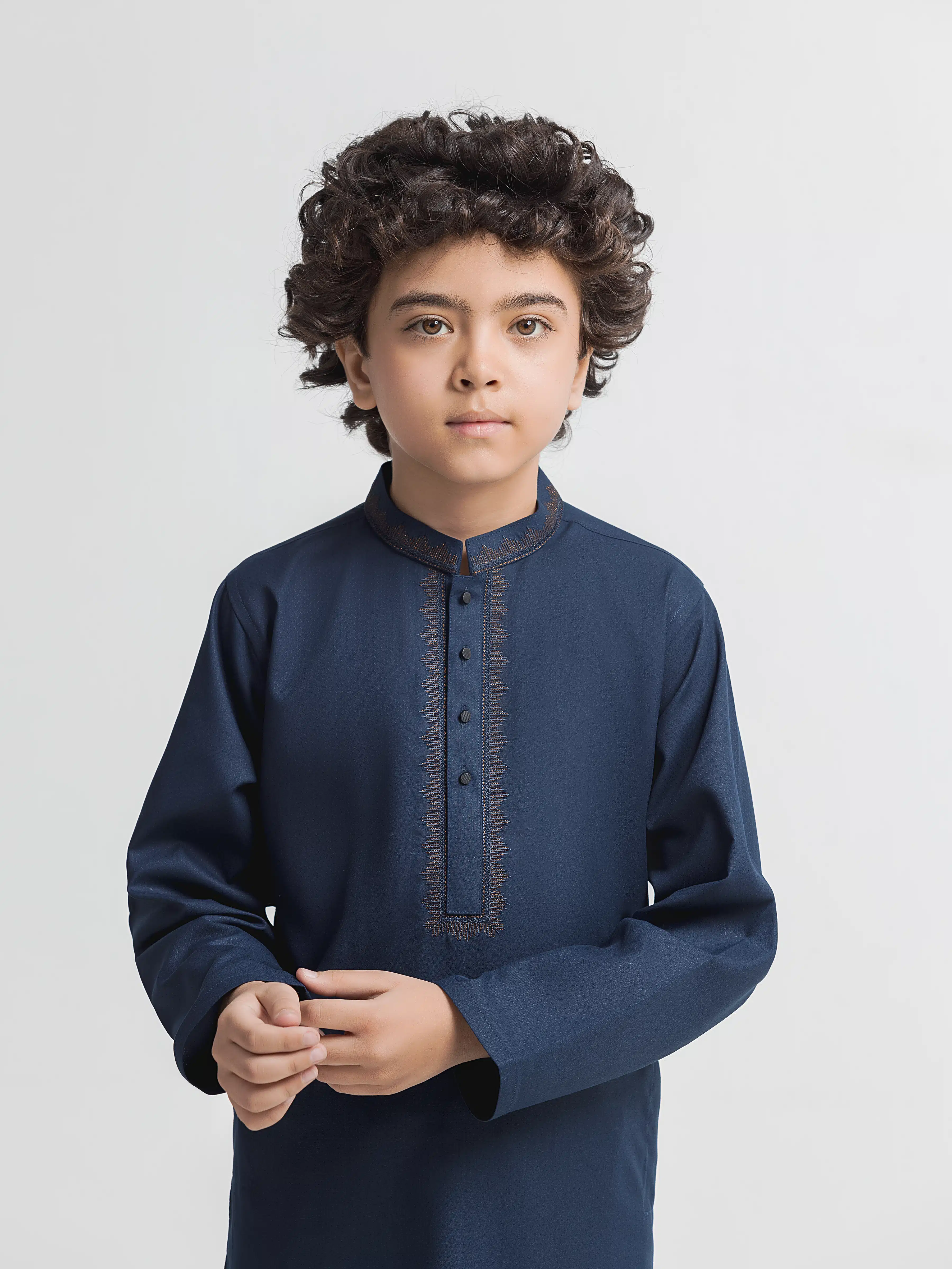 Embroidered Blended Shalwar Kameez - EBTKS6-4109 - Image 2