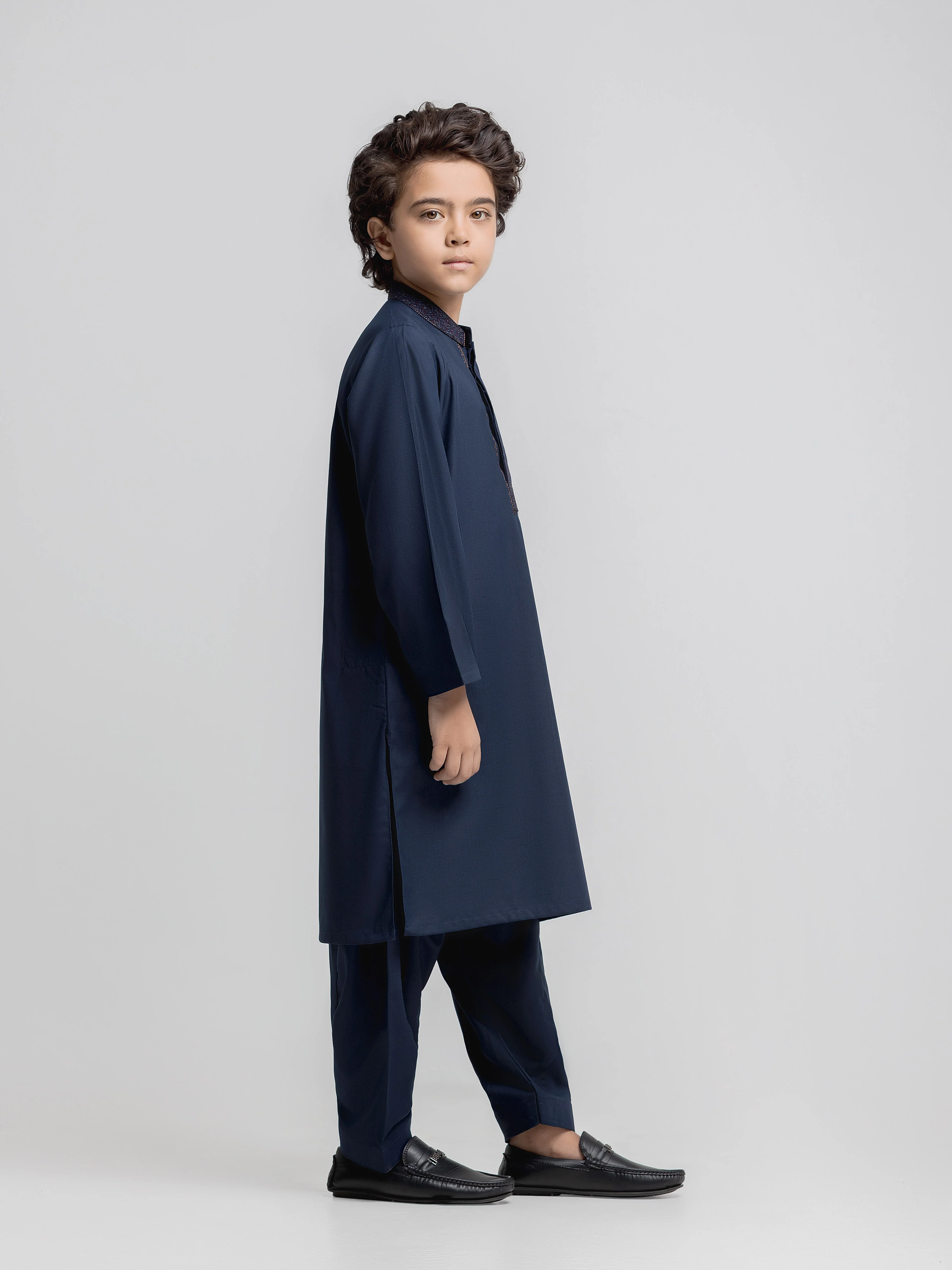Embroidered Blended Shalwar Kameez - EBTKS6-4110 - Image 4