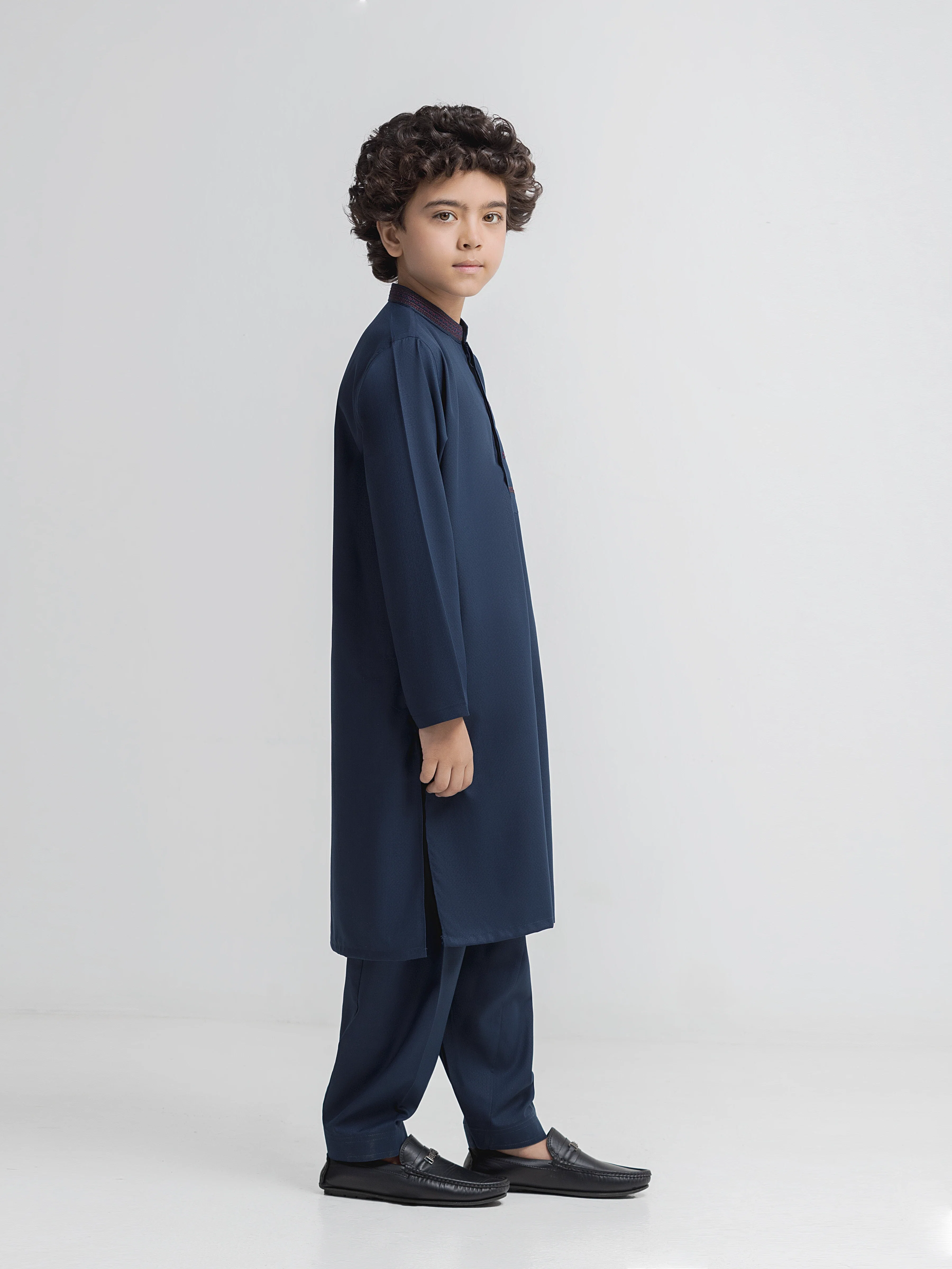 Embroidered Dobby Shalwar Kameez - EBTKS6-4118 - Image 5