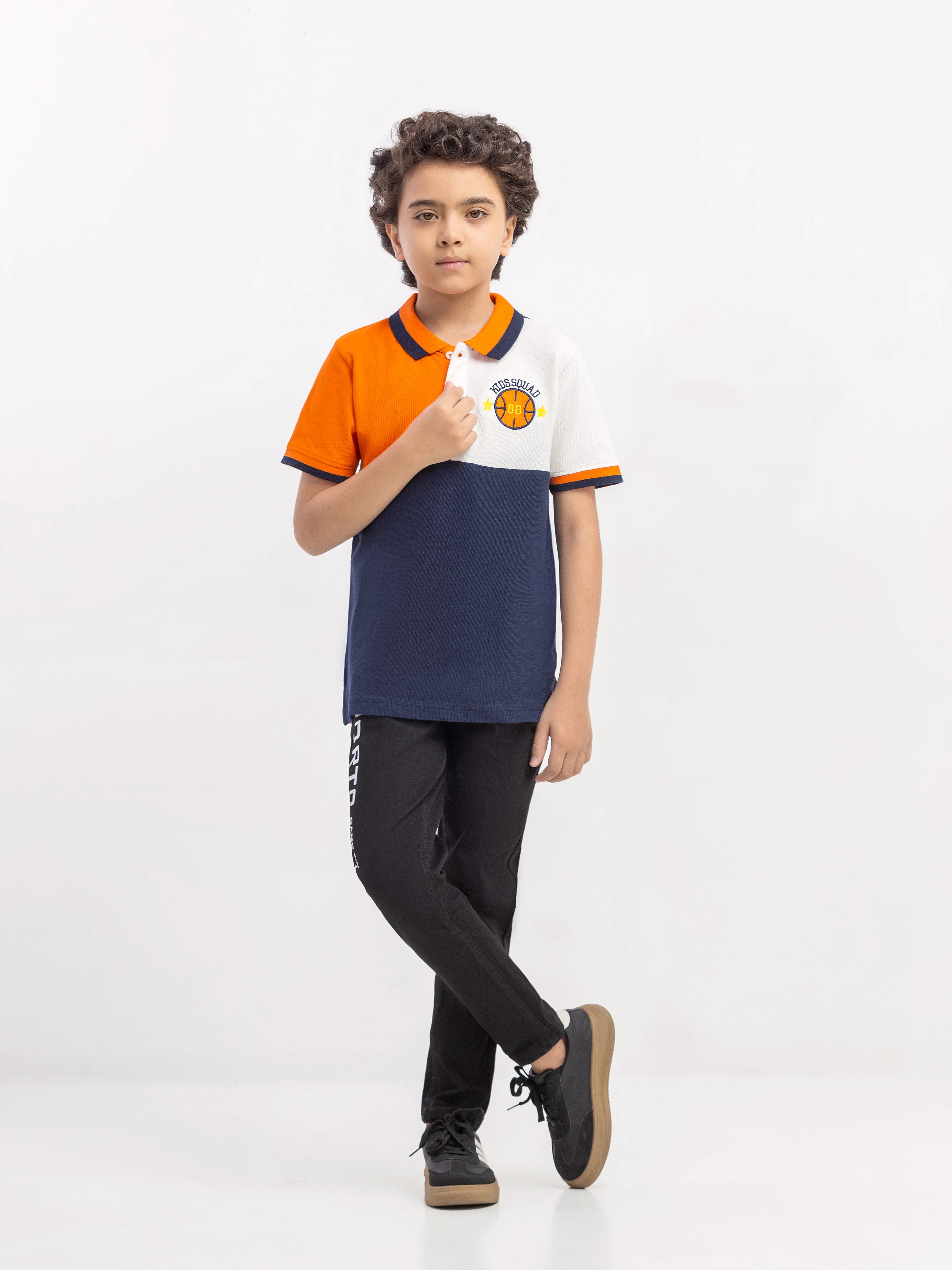 Color Block Polo - EBTPS6-006 - Image 2