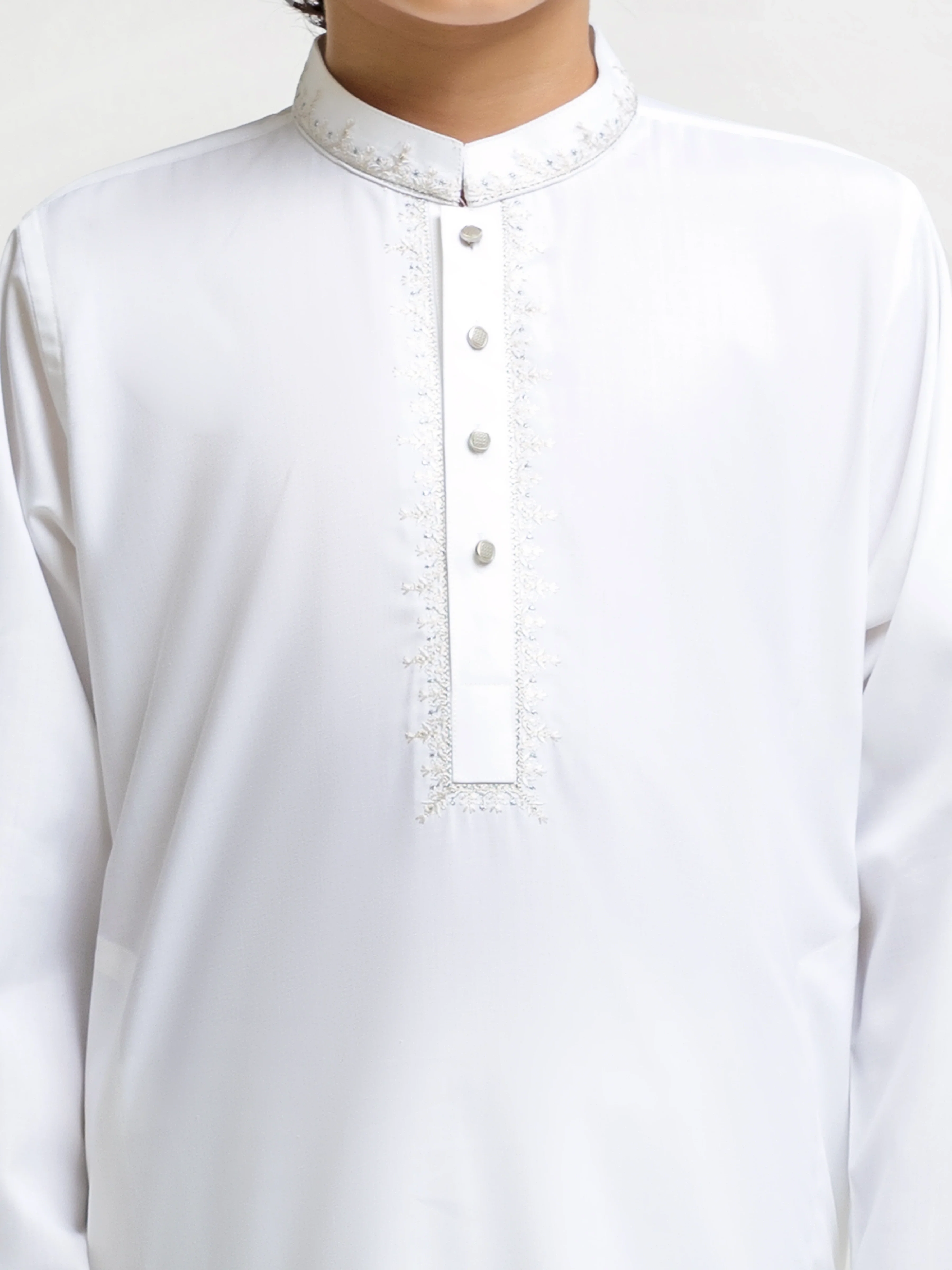 Embroidered Blended Shalwar Kameez - EBTKS5-4069 - Image 3