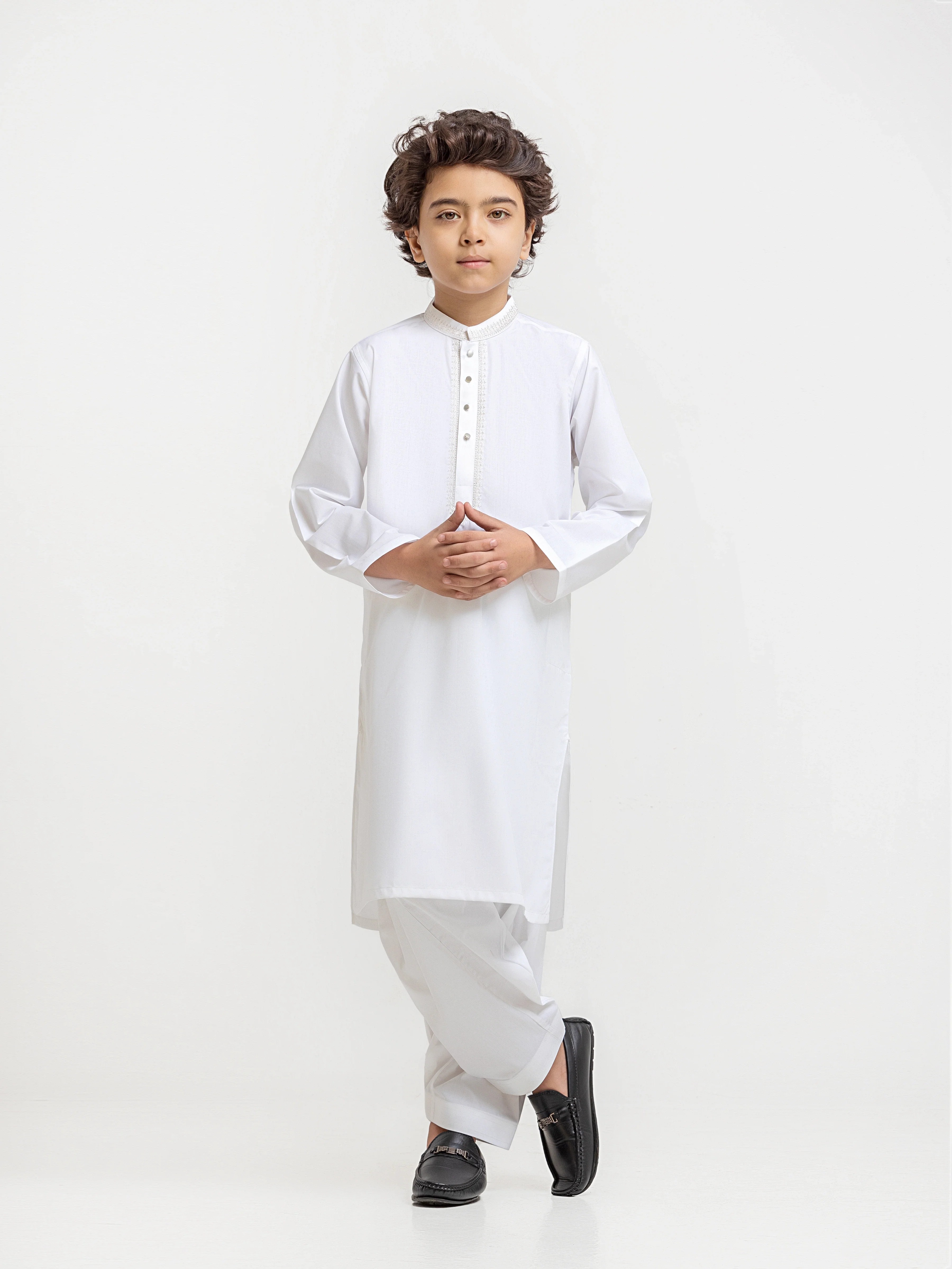 Embroidered Blended Shalwar Kameez - EBTKS5-4080