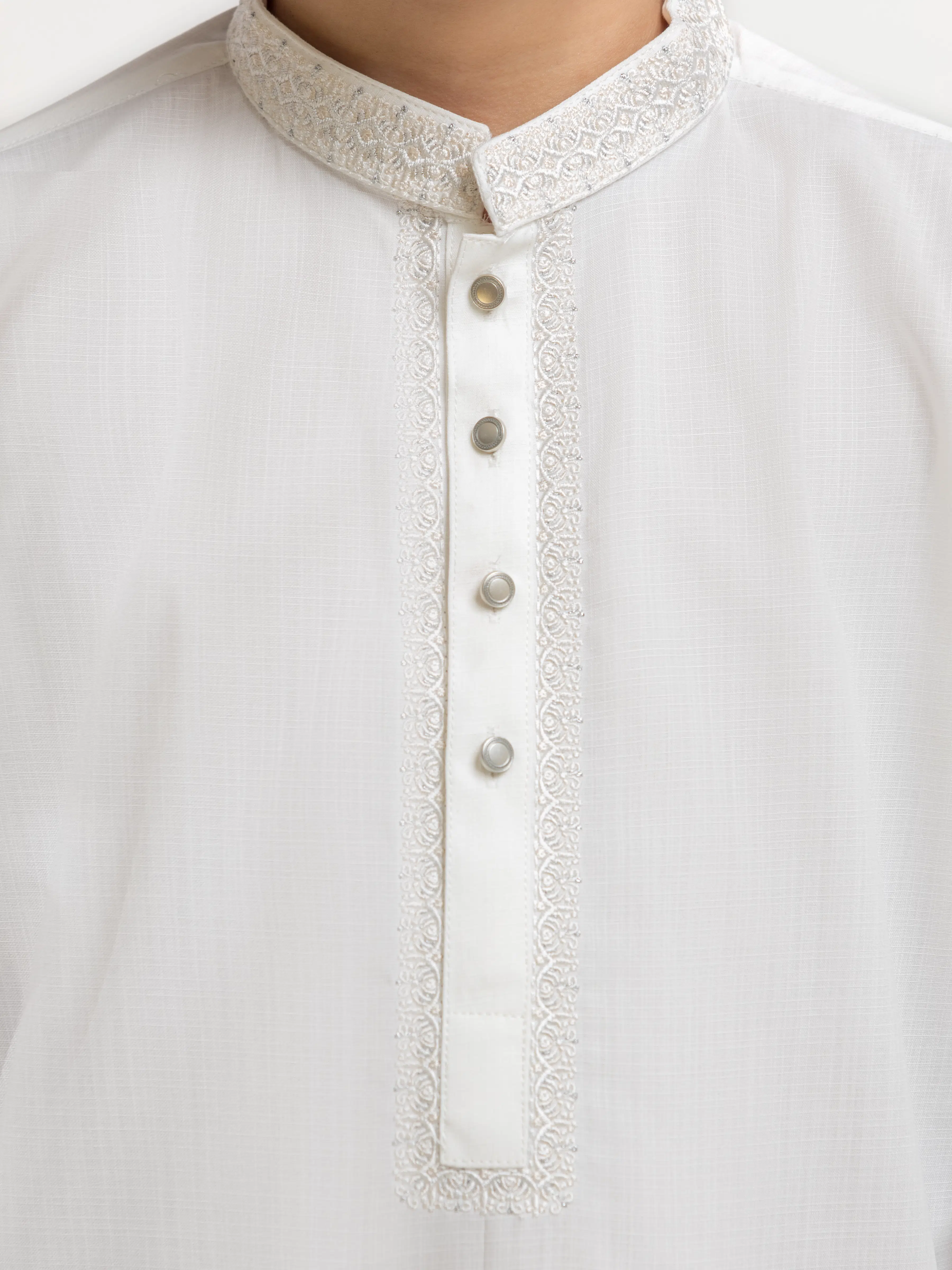 Embroidered Blended Shalwar Kameez - EBTKS5-4081 - Image 3