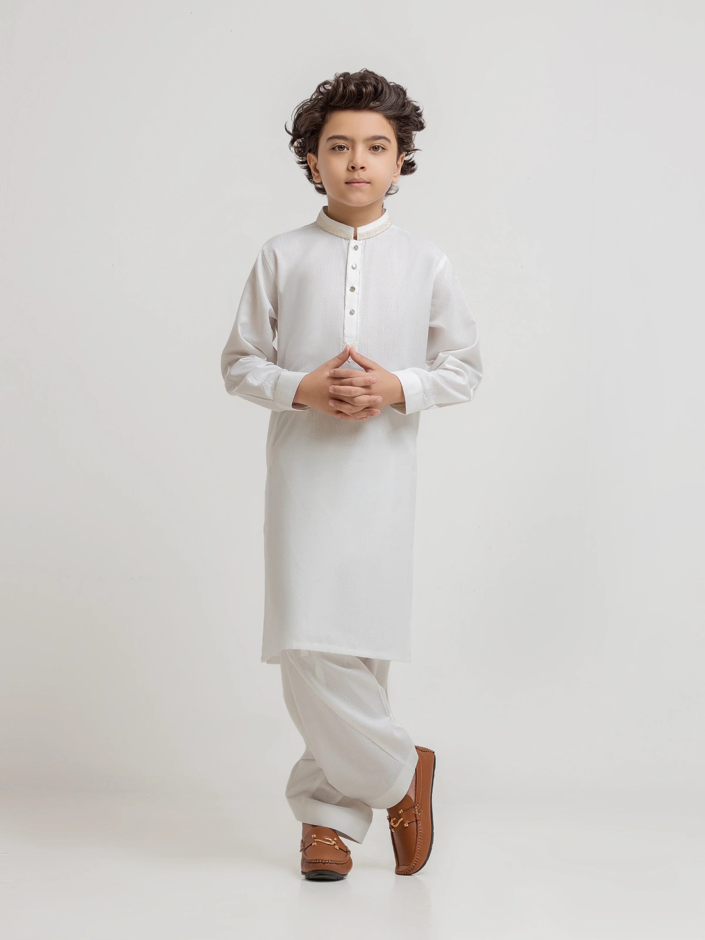 Embroidered Blended Shalwar Kameez - EBTKS6-4085