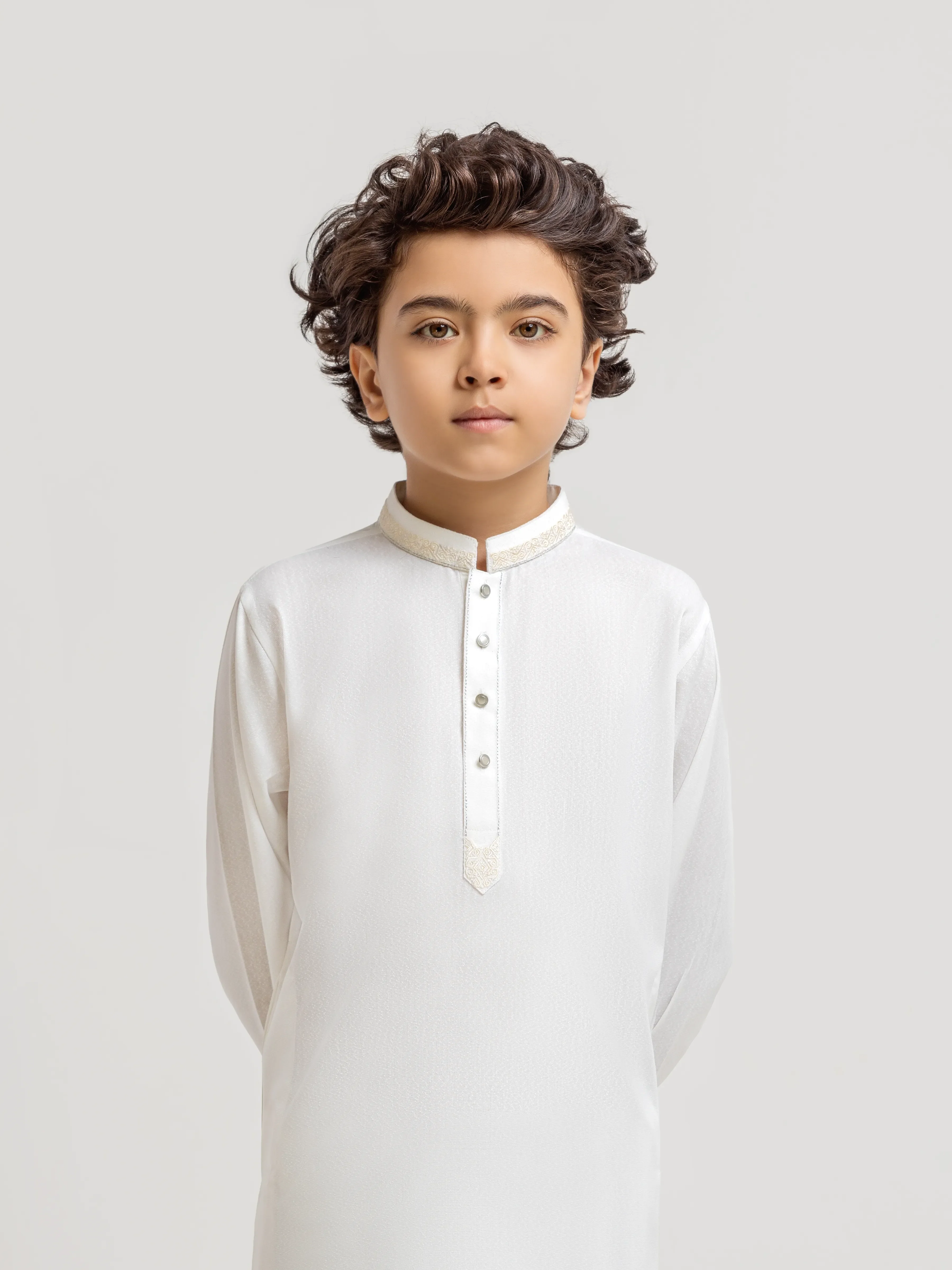 Embroidered Blended Shalwar Kameez - EBTKS6-4085 - Image 2