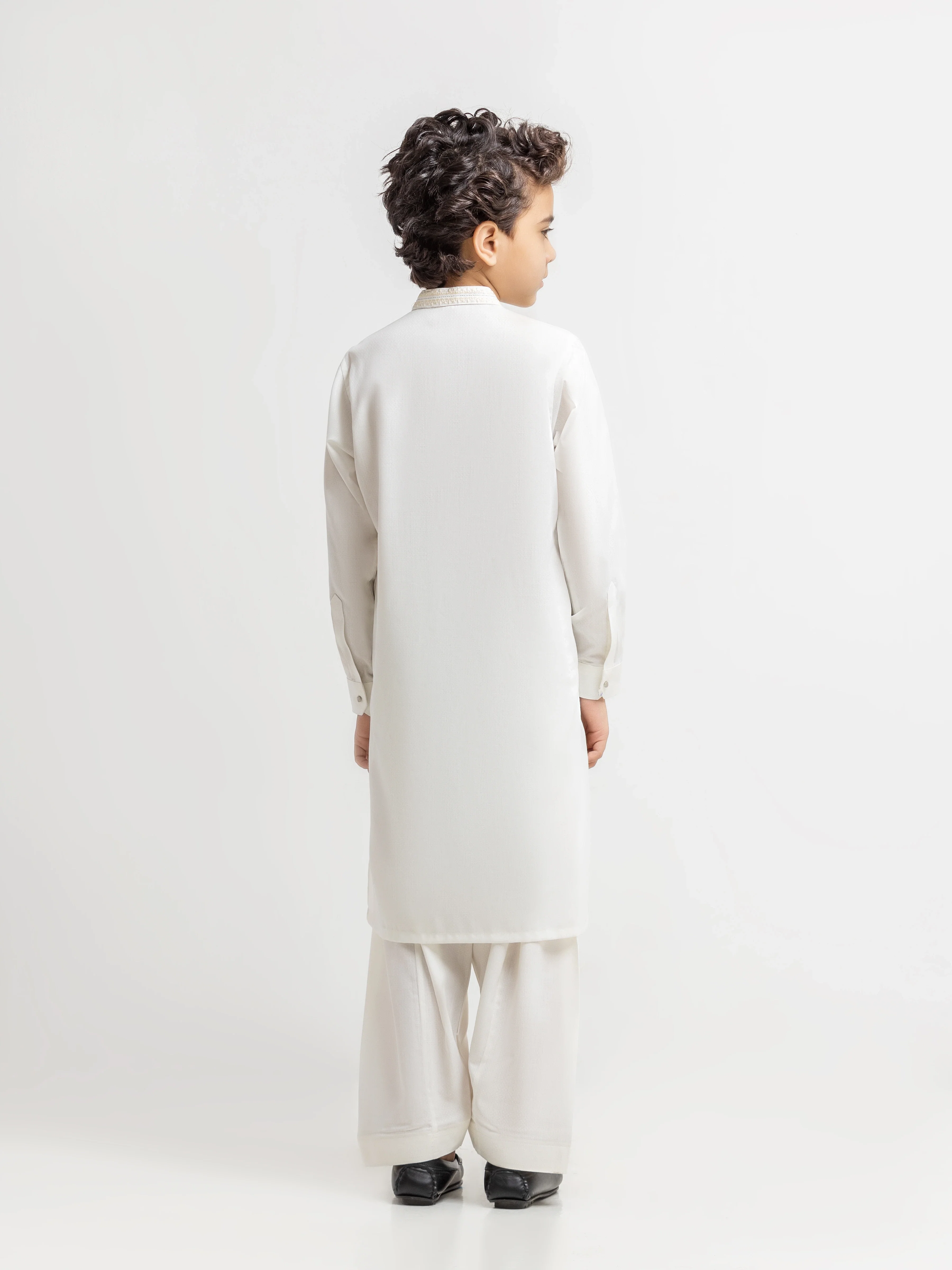 Embroidered Dobby Shalwar Kameez - EBTKS6-4089 - Image 5