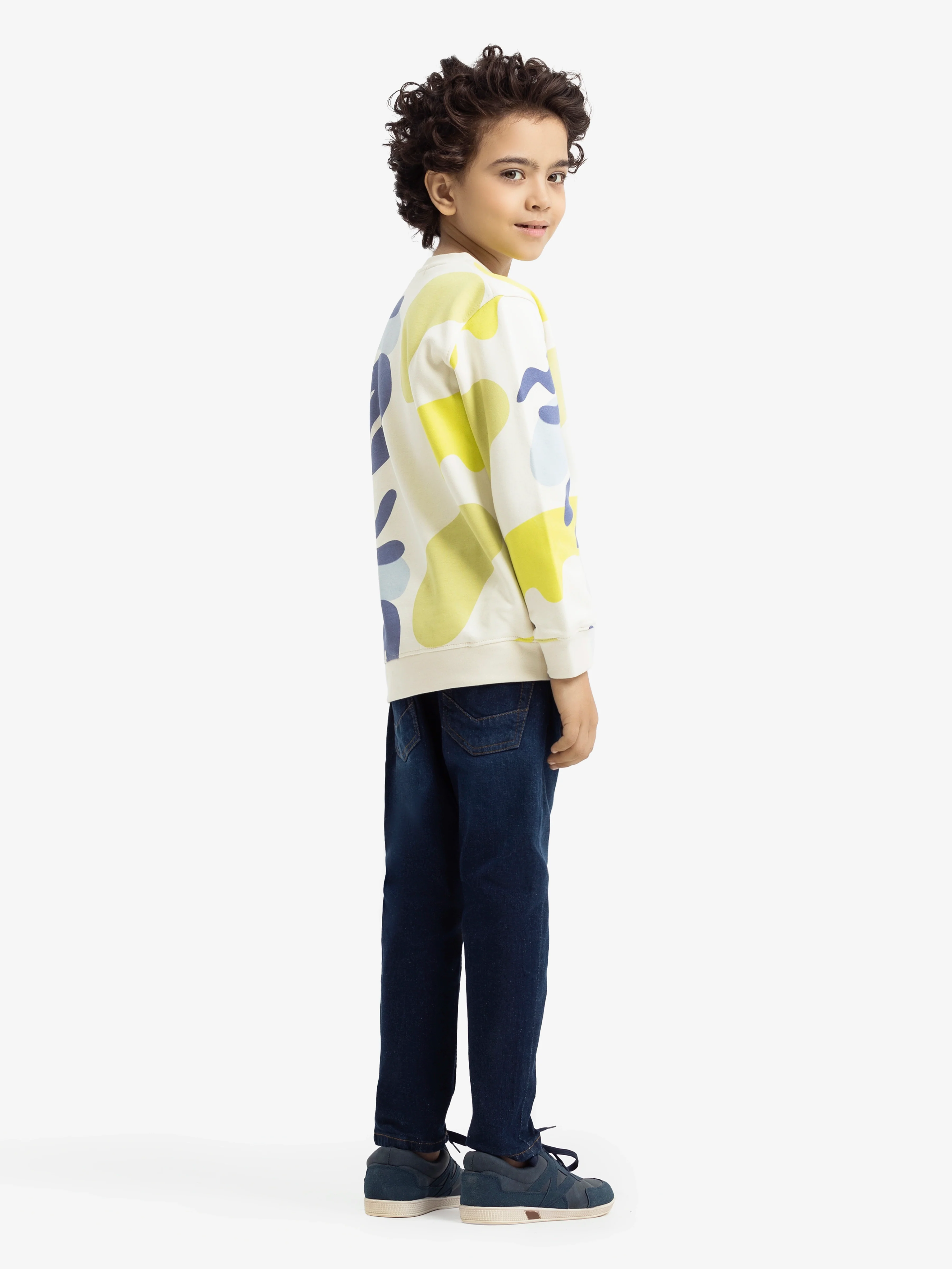 Crew Neck All Over Print Sweatshirt - EBTSS24-017 - Image 7