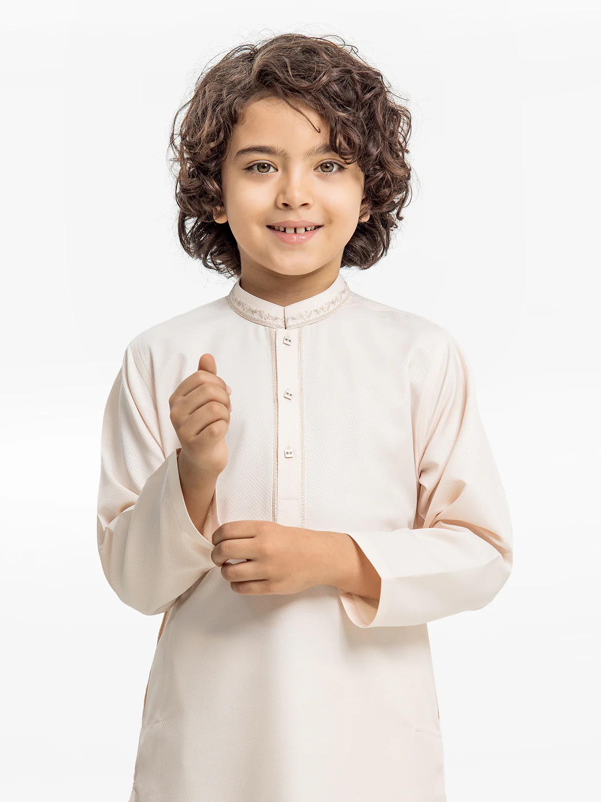Embroidered Blended Kurta - EBTK24-3963 - Image 2