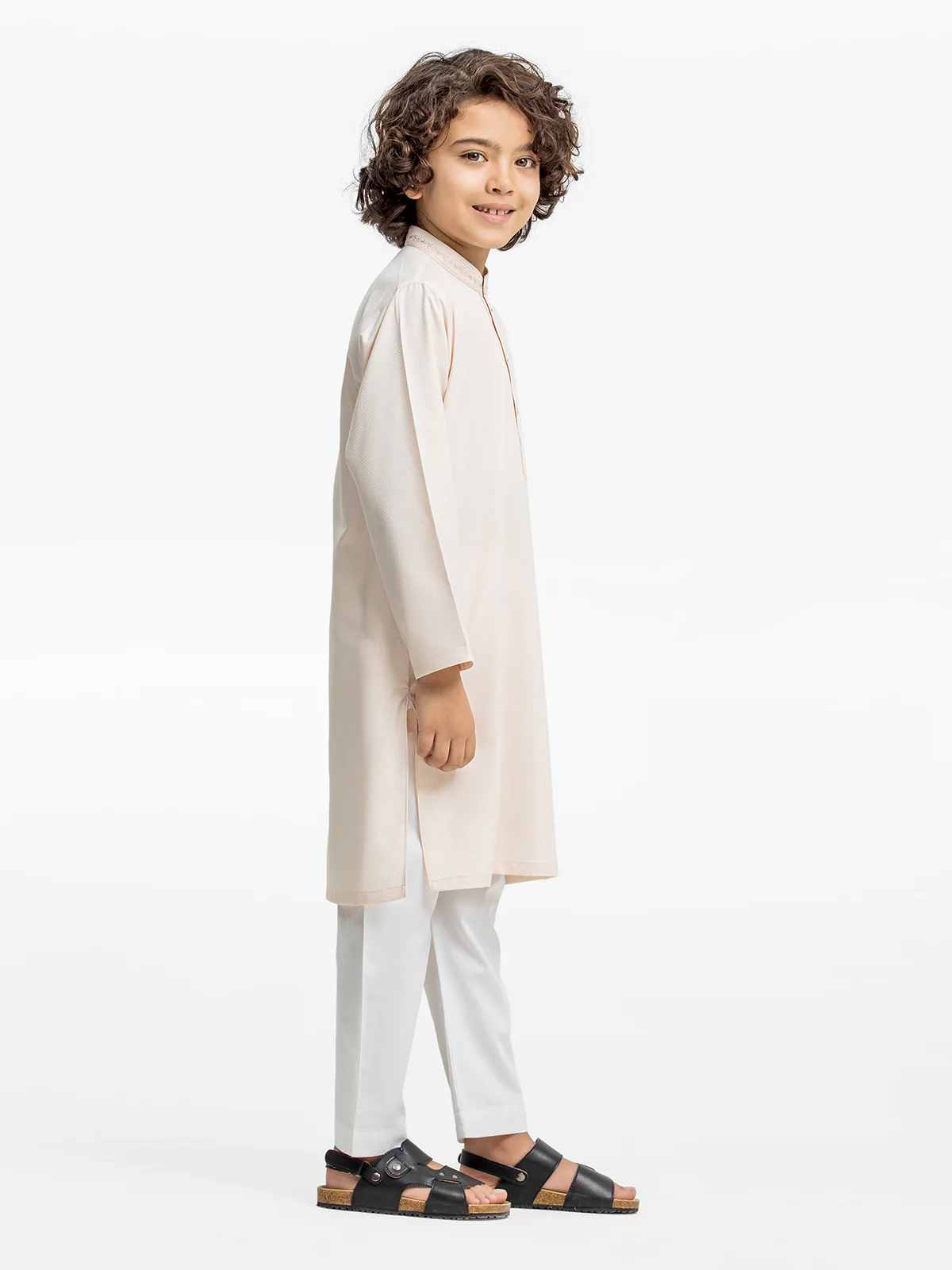 Embroidered Blended Kurta - EBTK24-3963 - Image 4