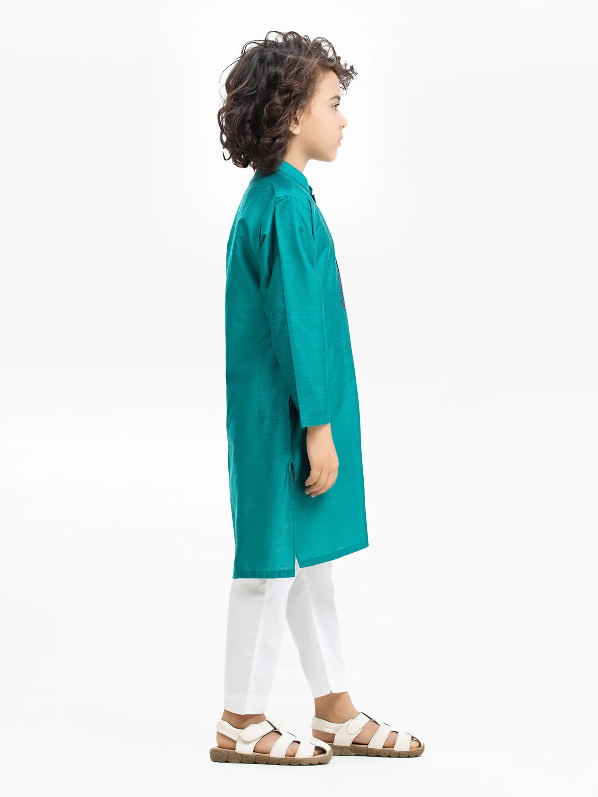 Embroidered Blended Kurta - EBTKC24-017 - Image 2