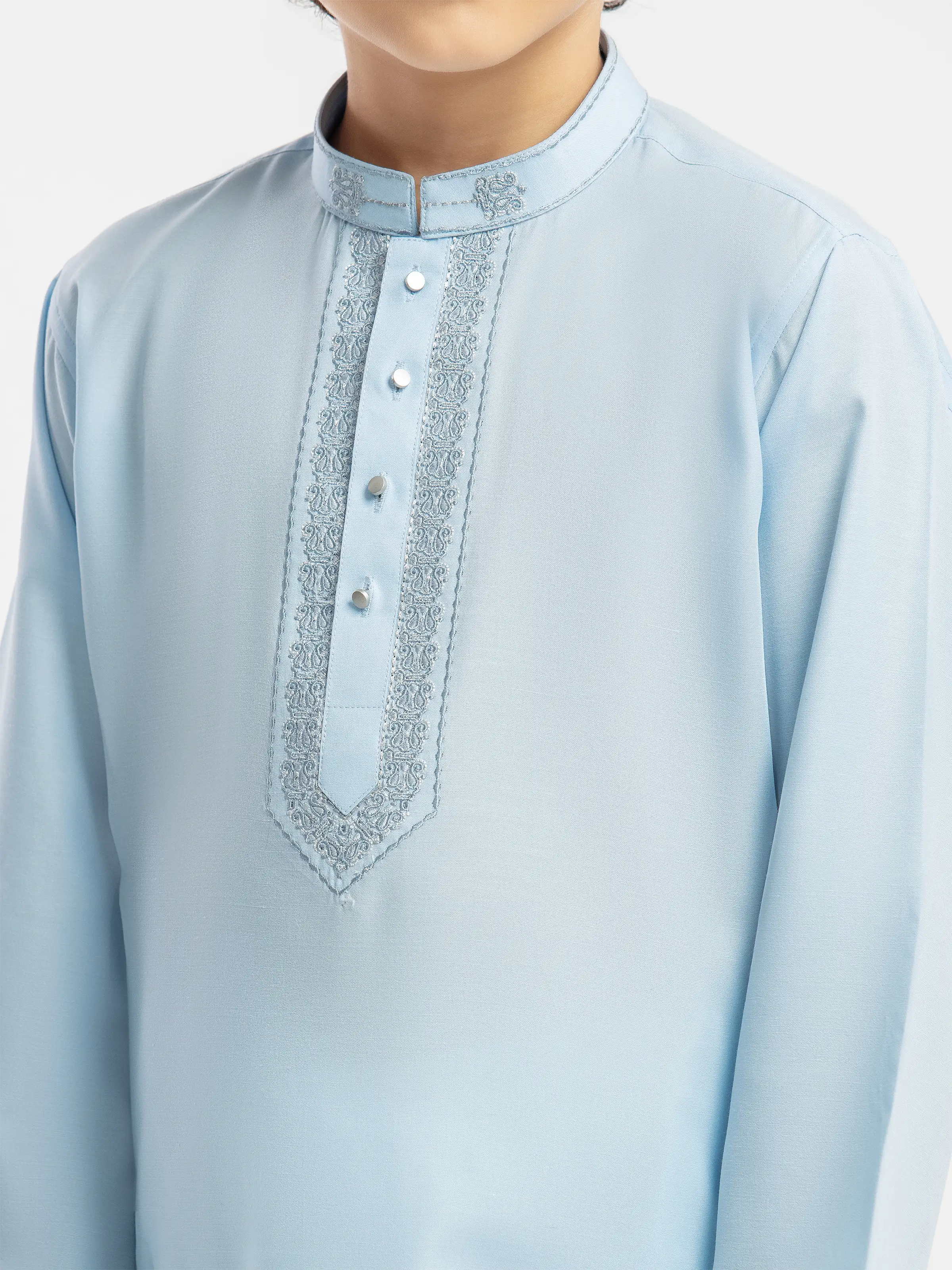 Embroidered Cambric Kurta - EBTK5-4061 - Image 3