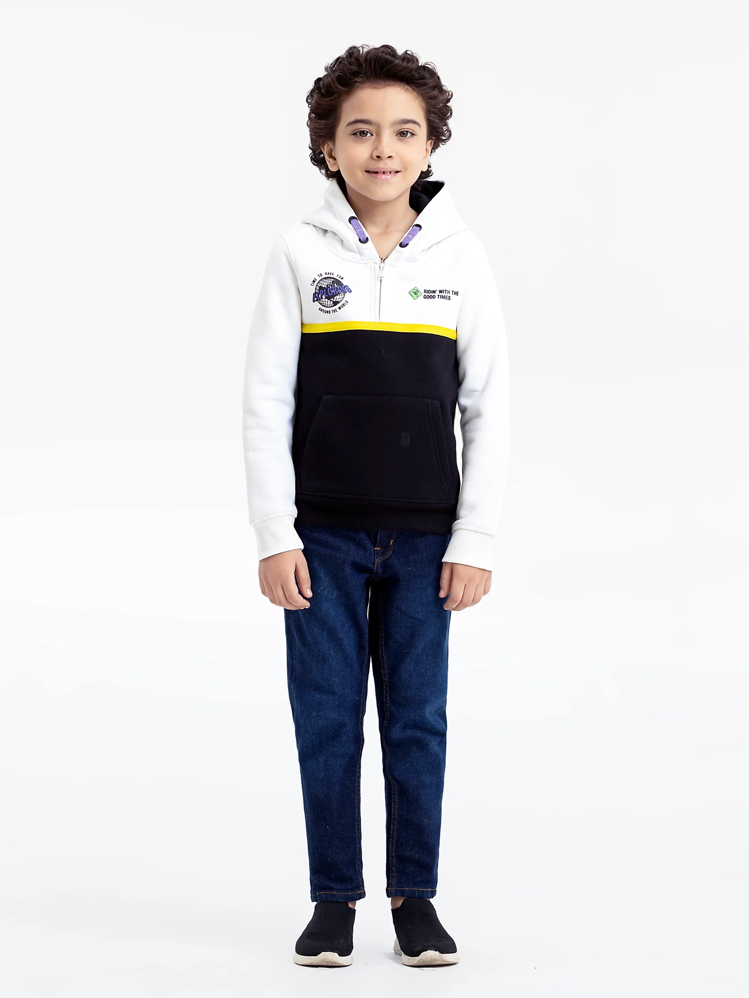 Quarter-Zip Hoodie - EBTH23-004 - Image 2