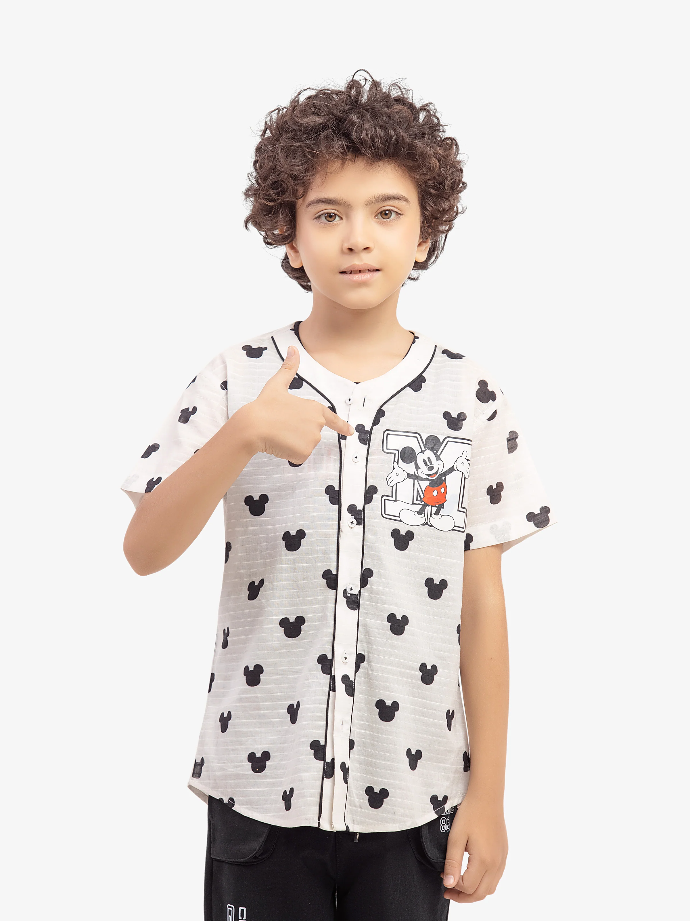 Half Sleeves Printed Shirt - EBTS5-27635-2P