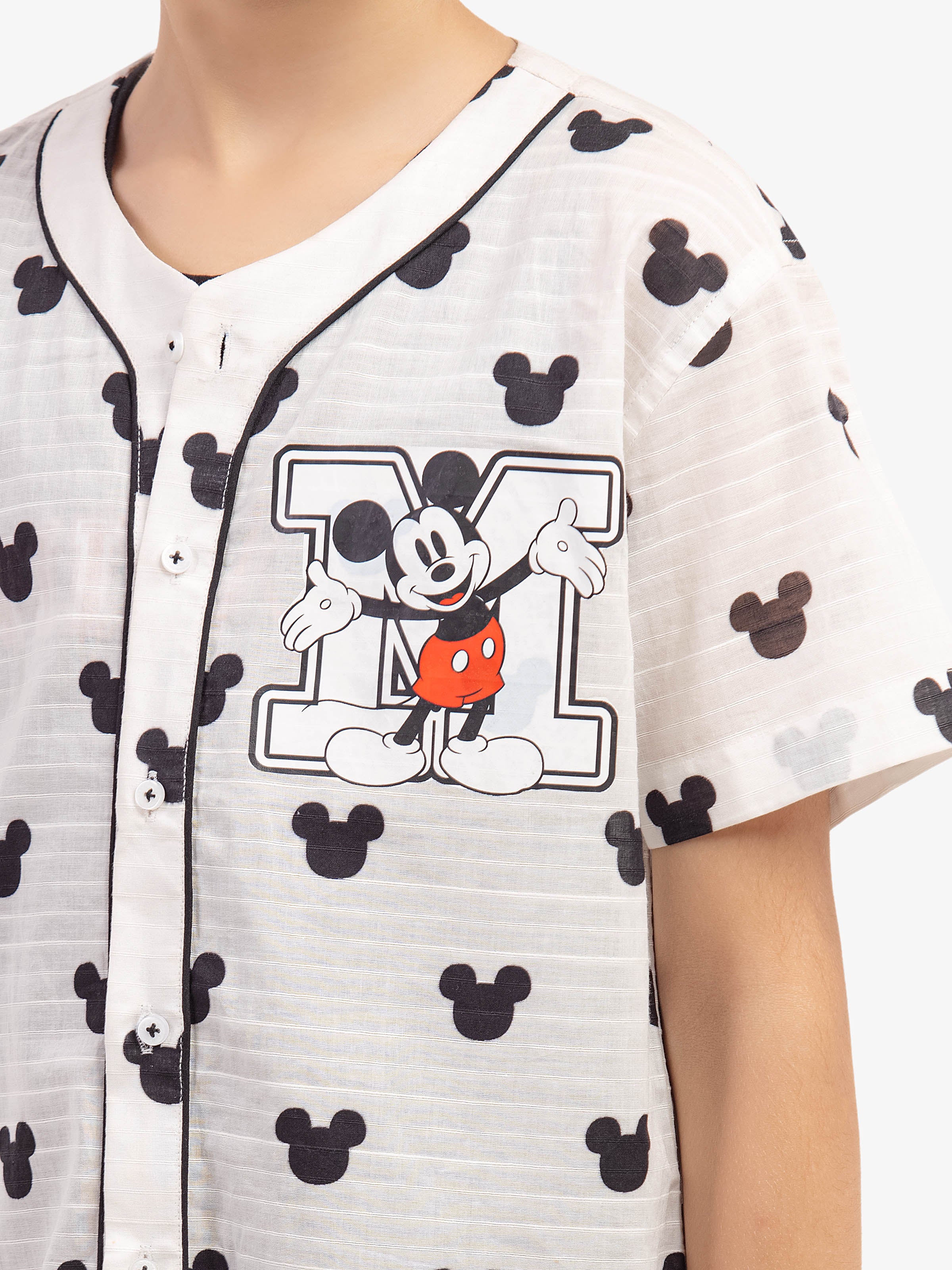 Half Sleeves Printed Shirt - EBTS5-27635-2P - Image 4