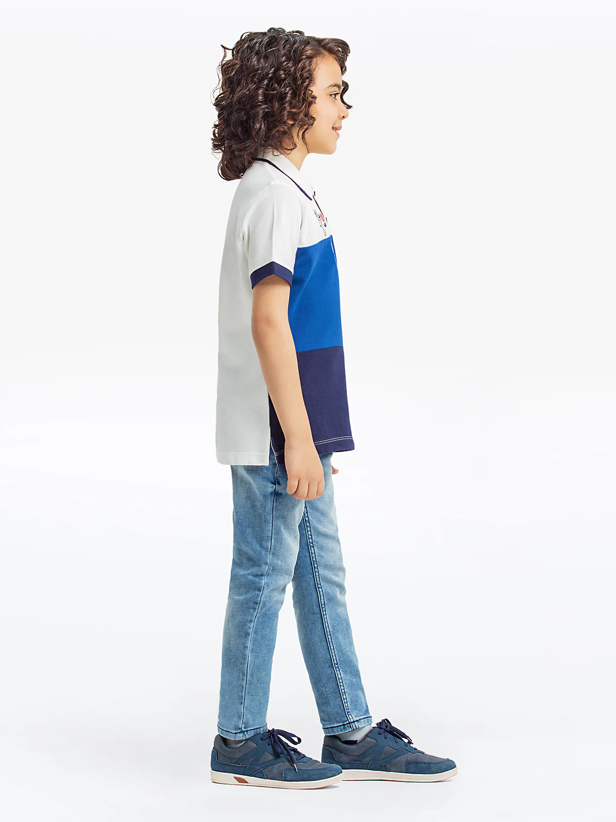 Color Block Polo - EBTPS23-029 - Image 3