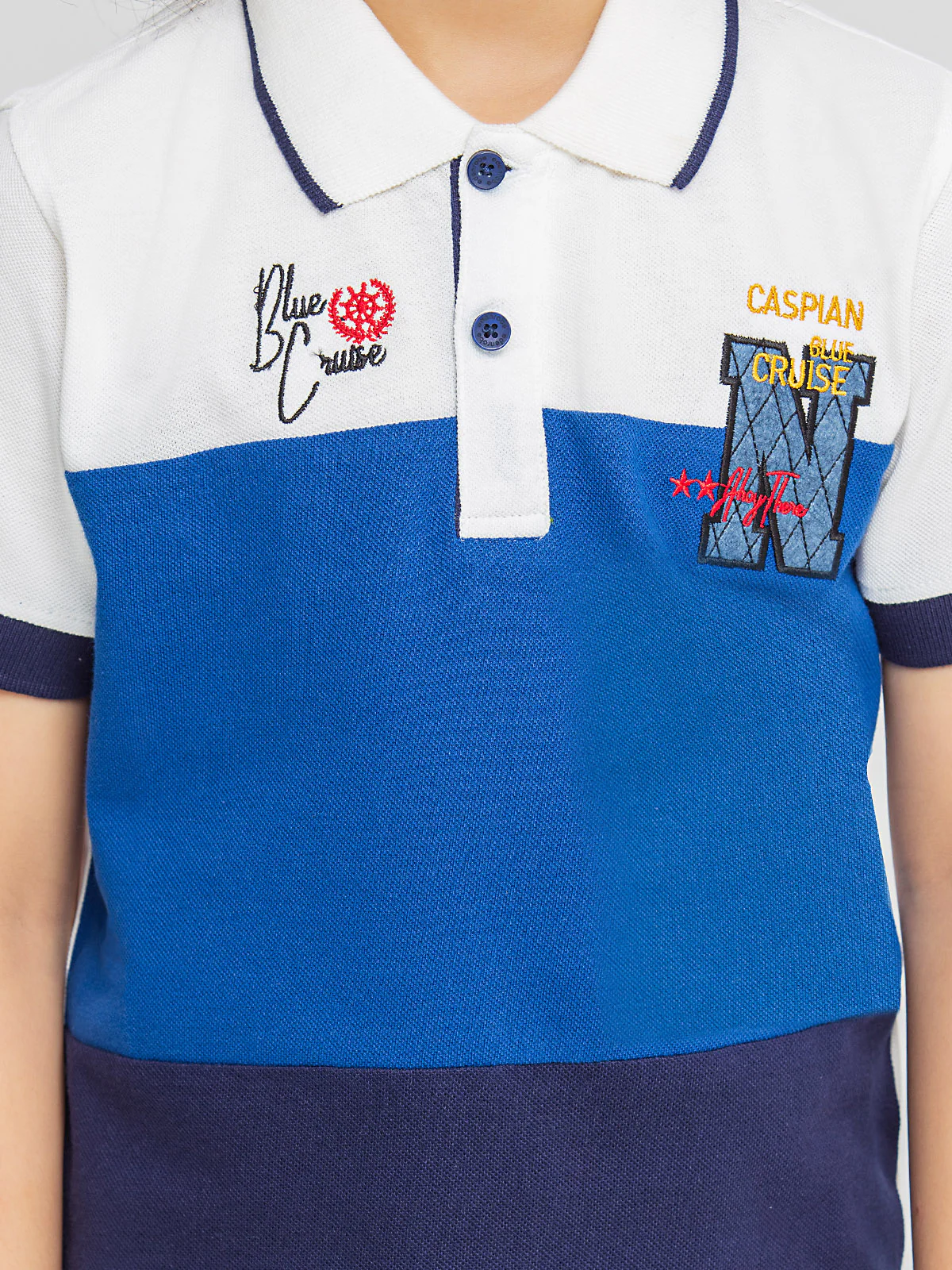 Color Block Polo - EBTPS23-029 - Image 4