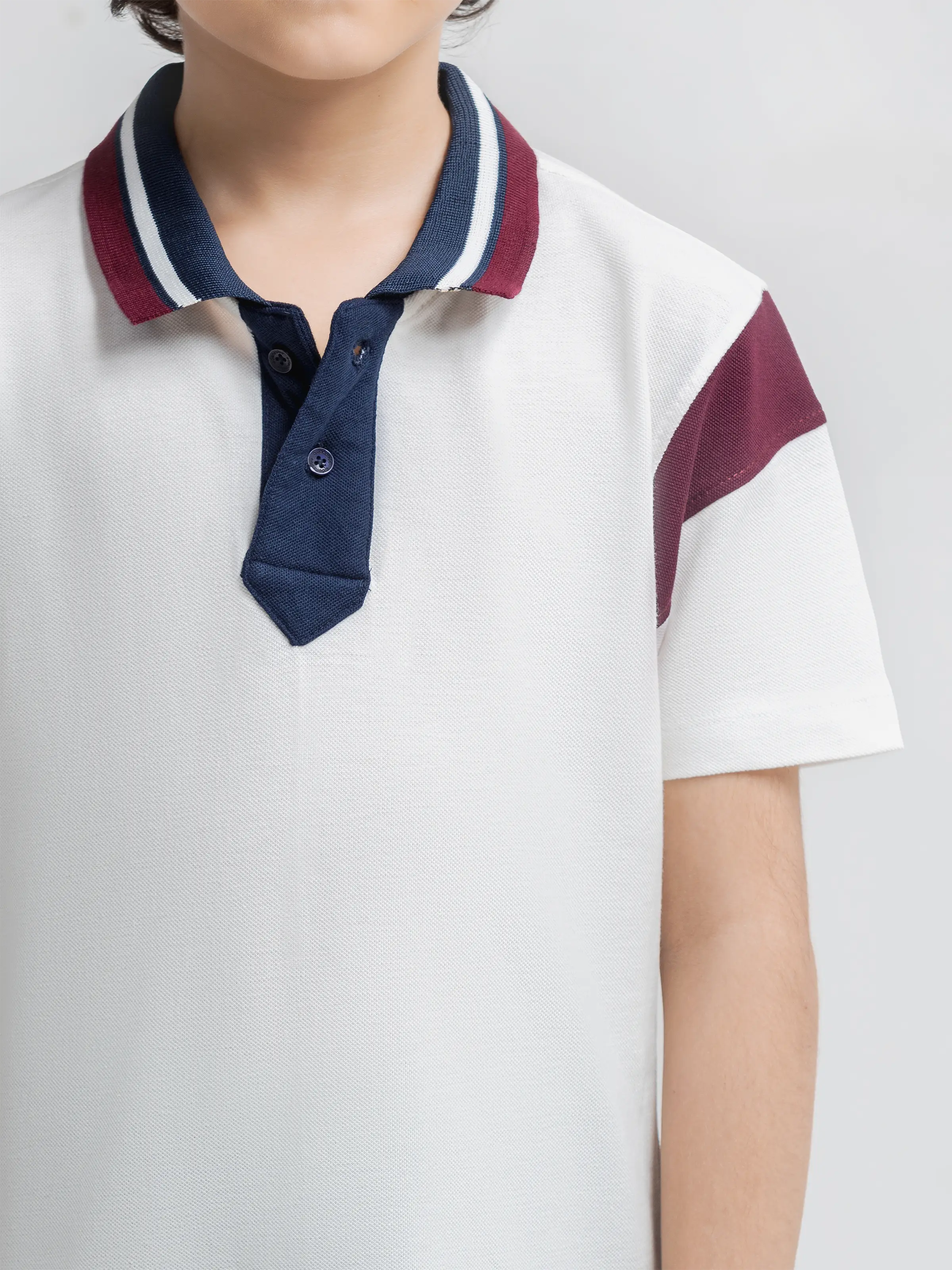 Cut & Sew Polo - EBTPS6-049 - Image 3