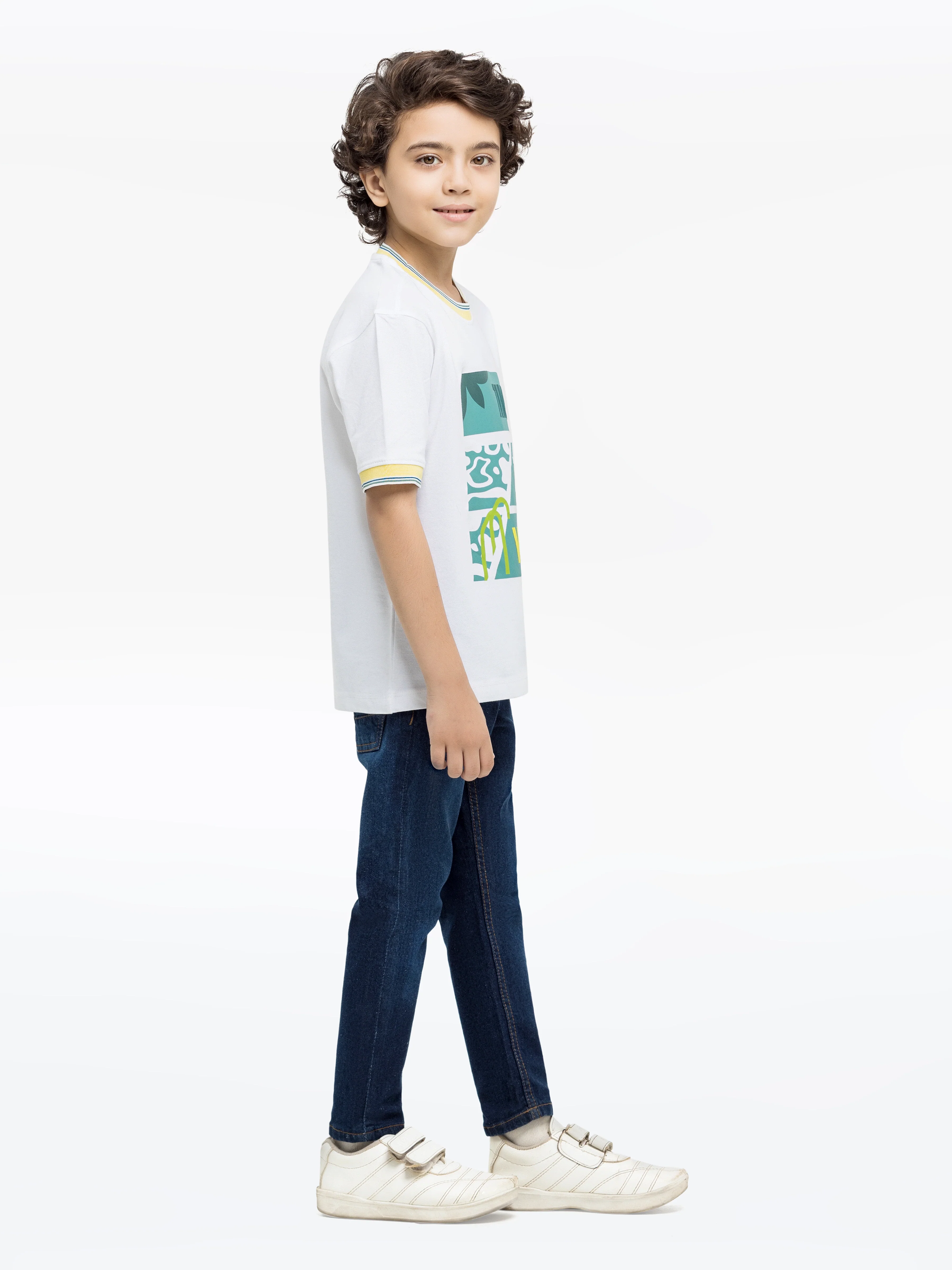 Time To Vibe Ringer Tee - EBTTS24-070 - Image 4